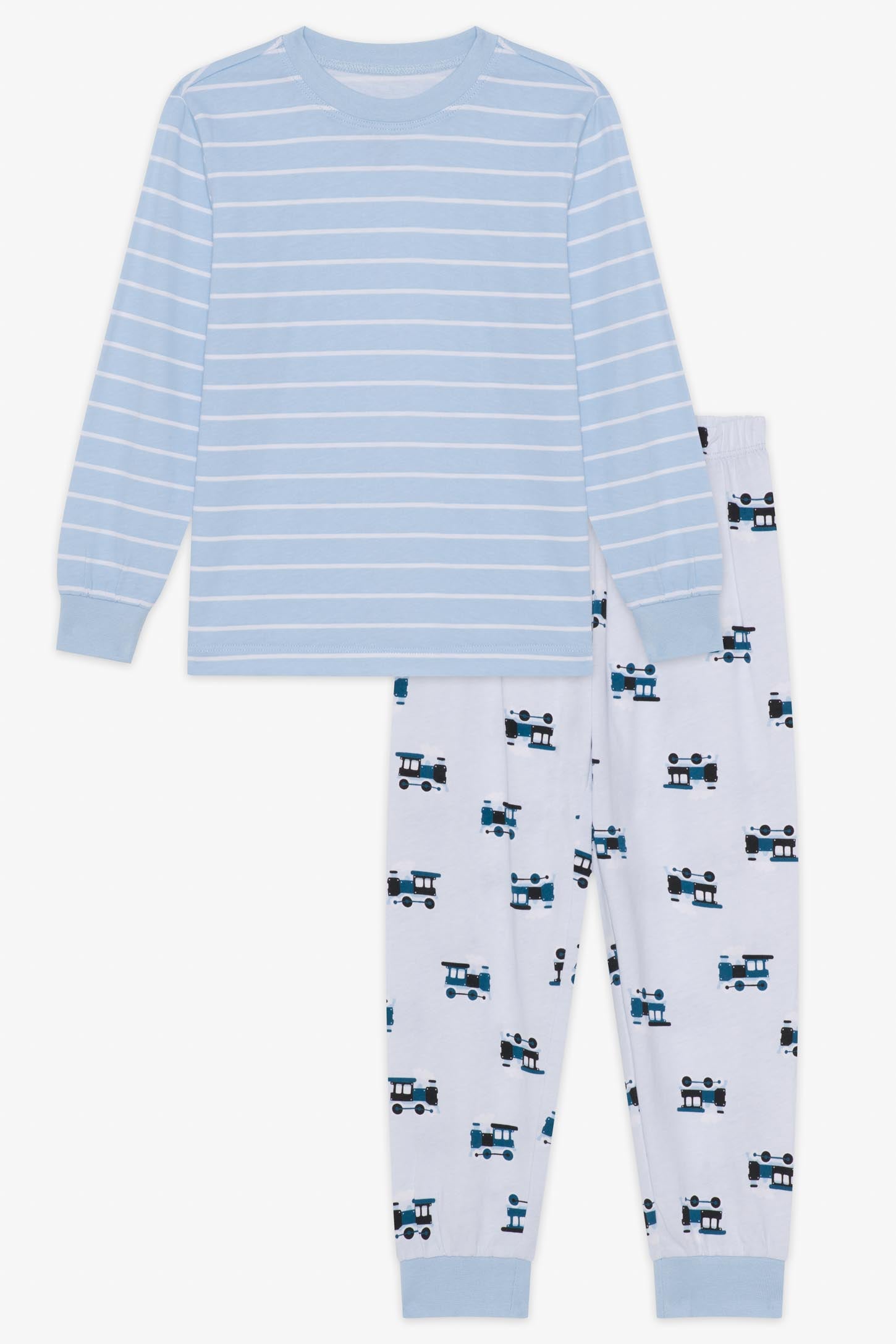 Ensemble pyjama 2 pièces m/c et m/longues - Enfant garçon && BLANC MULTI