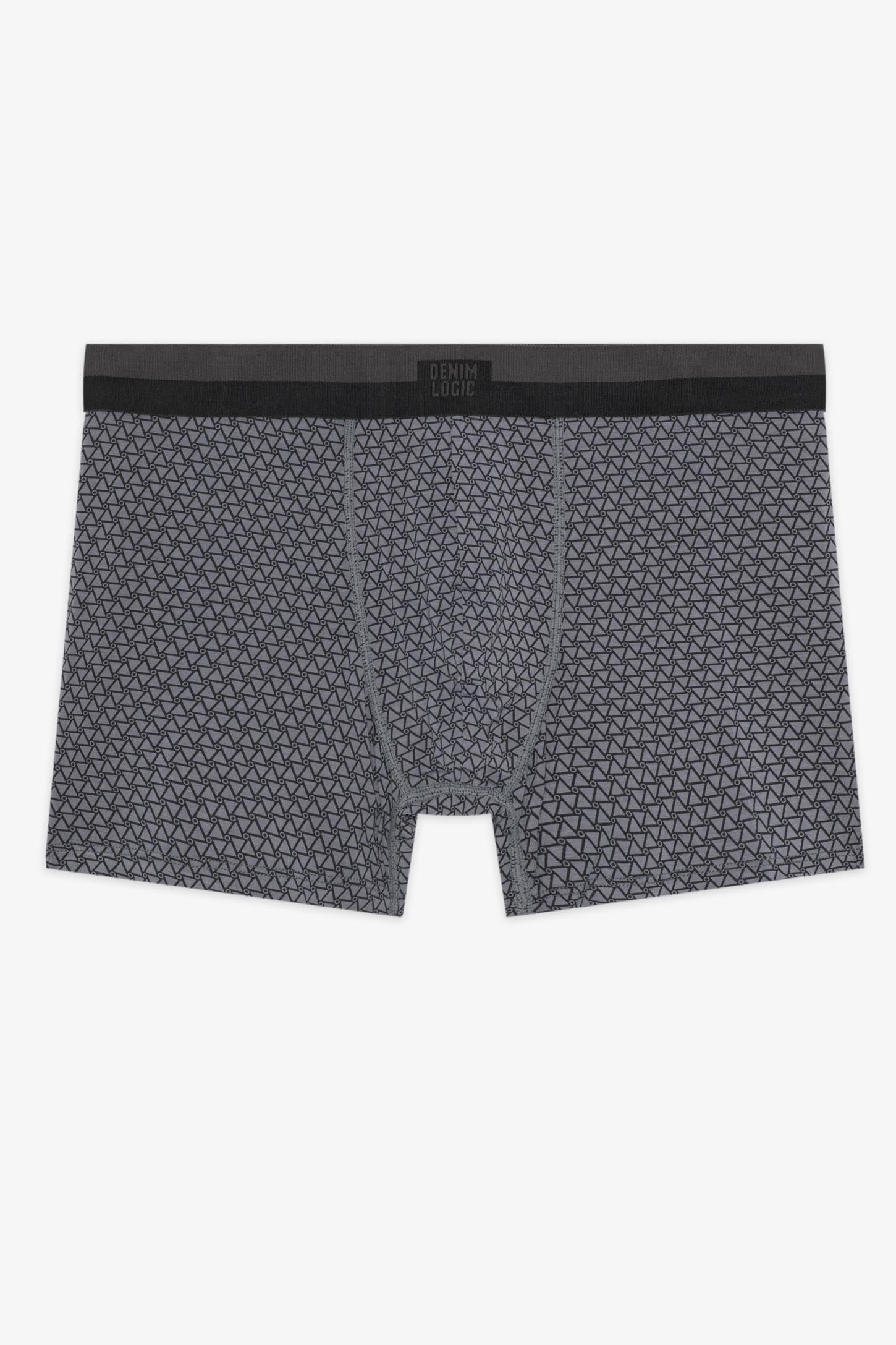 Boxer en coton, pack simple – Homme && GRIS MULTI