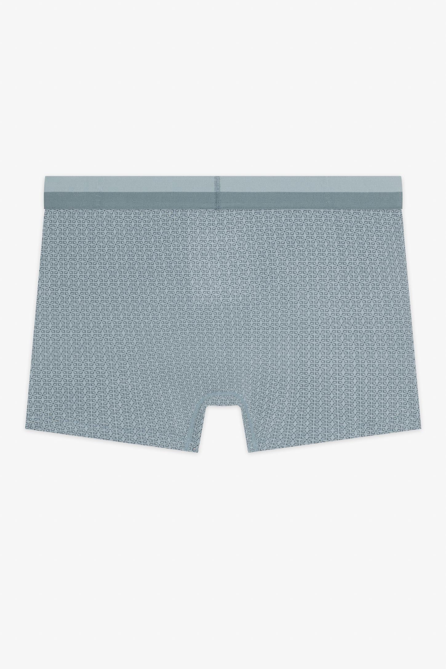 Boxer en coton, pack simple – Homme && BLEU ACIER