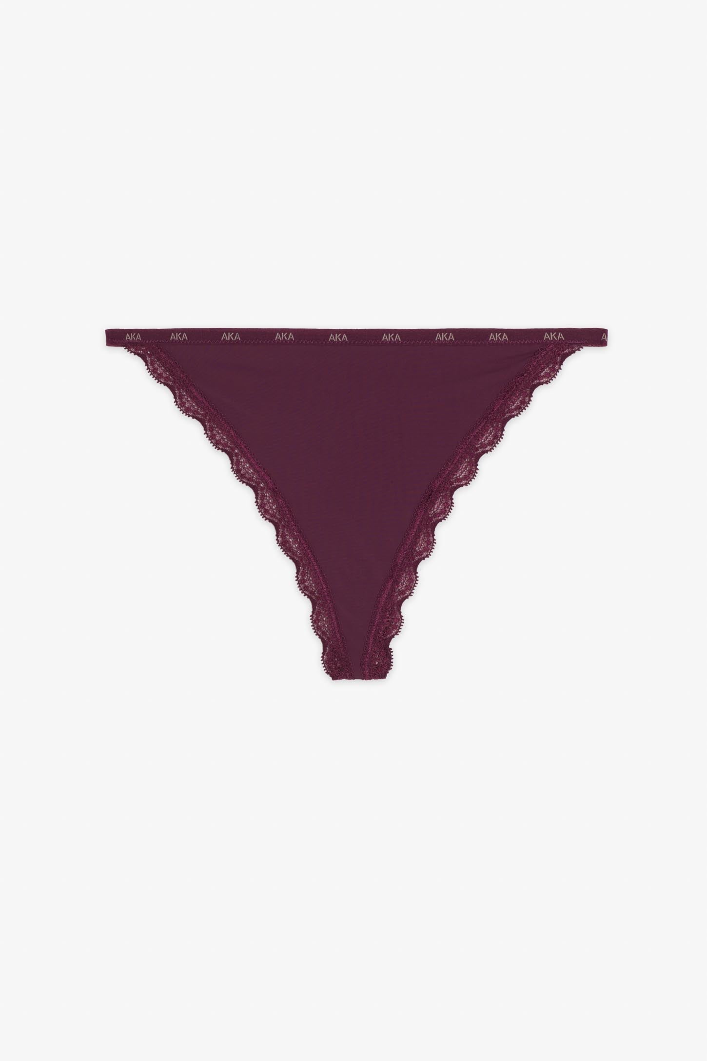 Thong en dentelle délicate – Femme && MAUVE