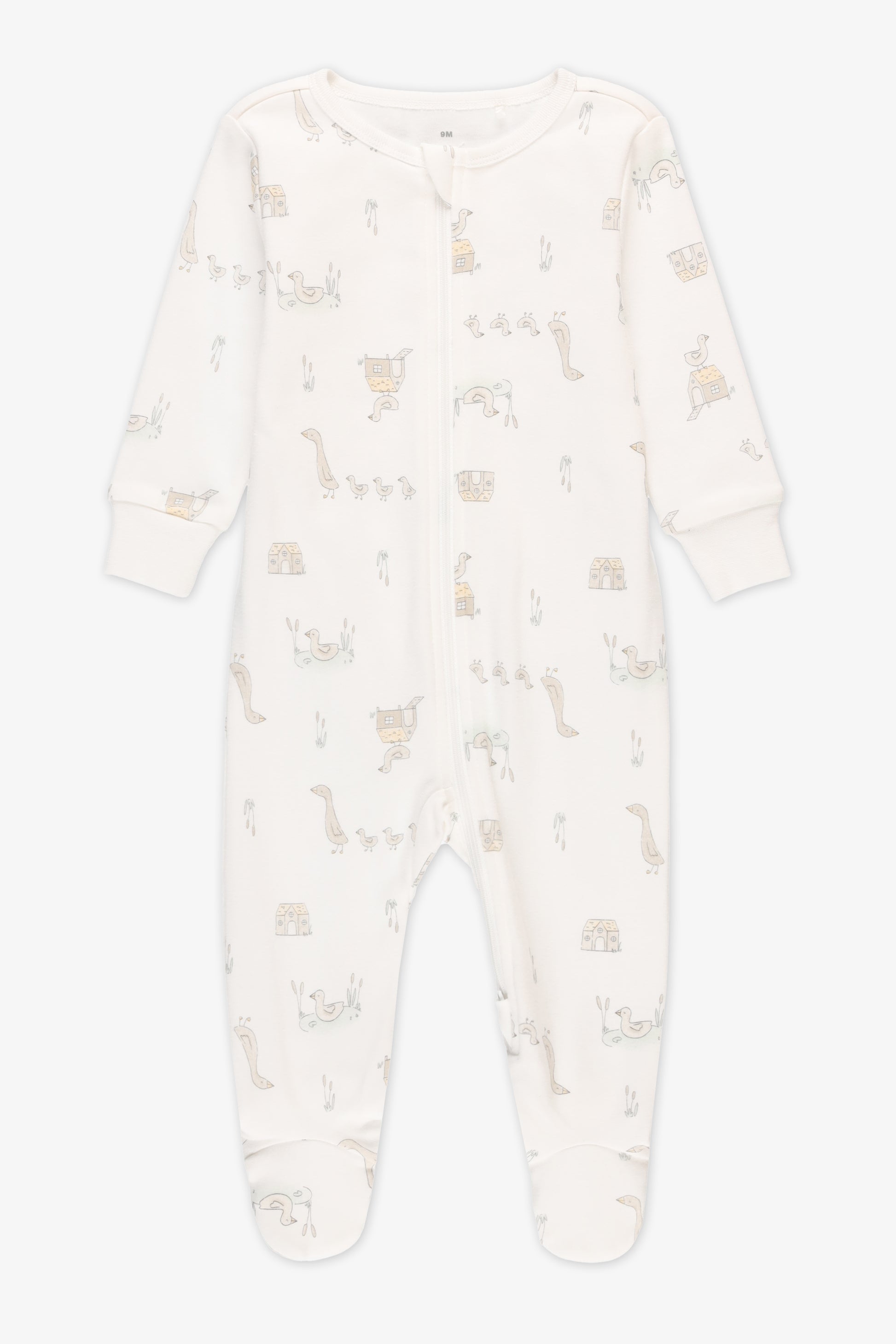 Pyjama 1 pièce en coton - Bébé && BEIGE