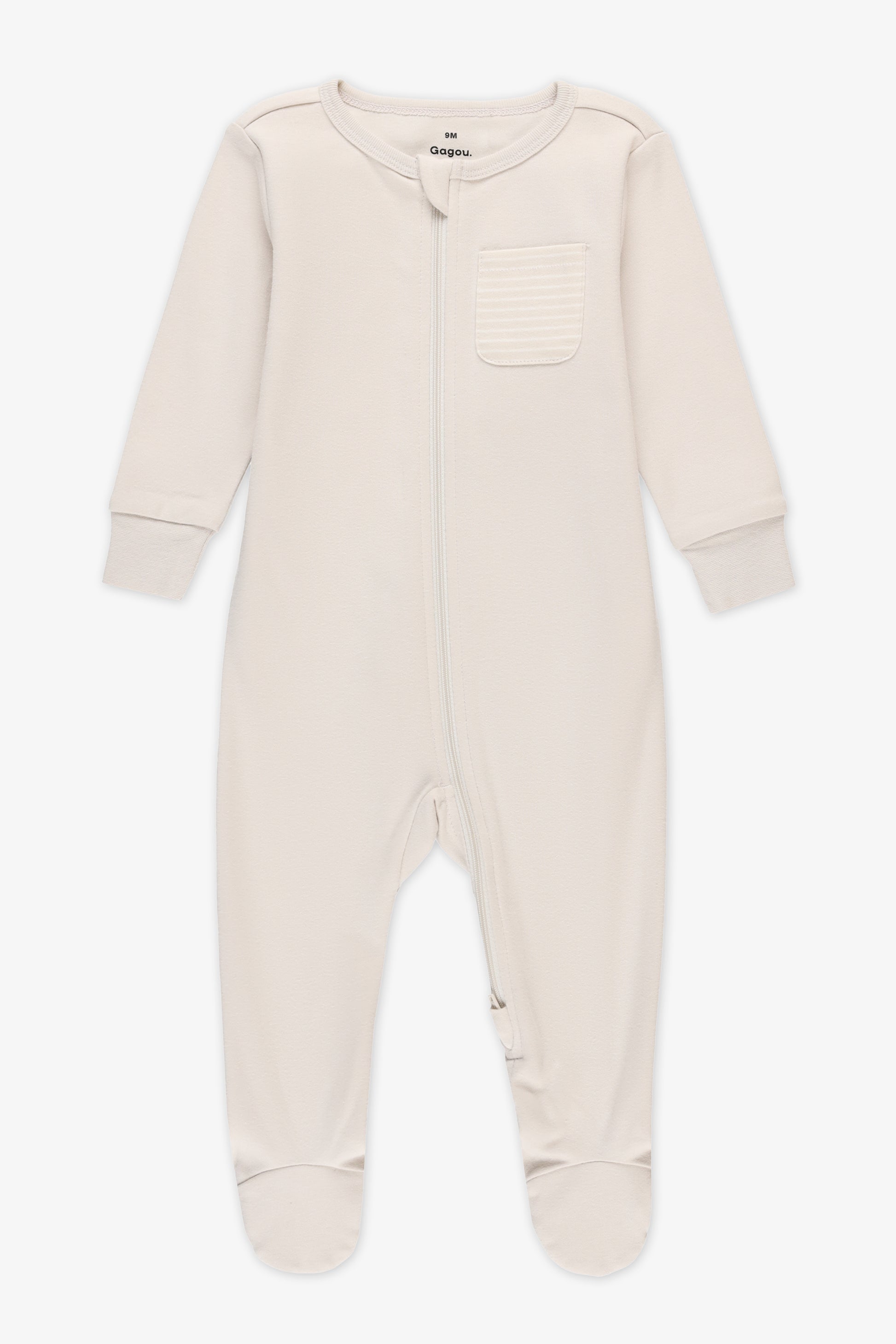 Pyjama 1 pièce en coton - Bébé && BEIGE