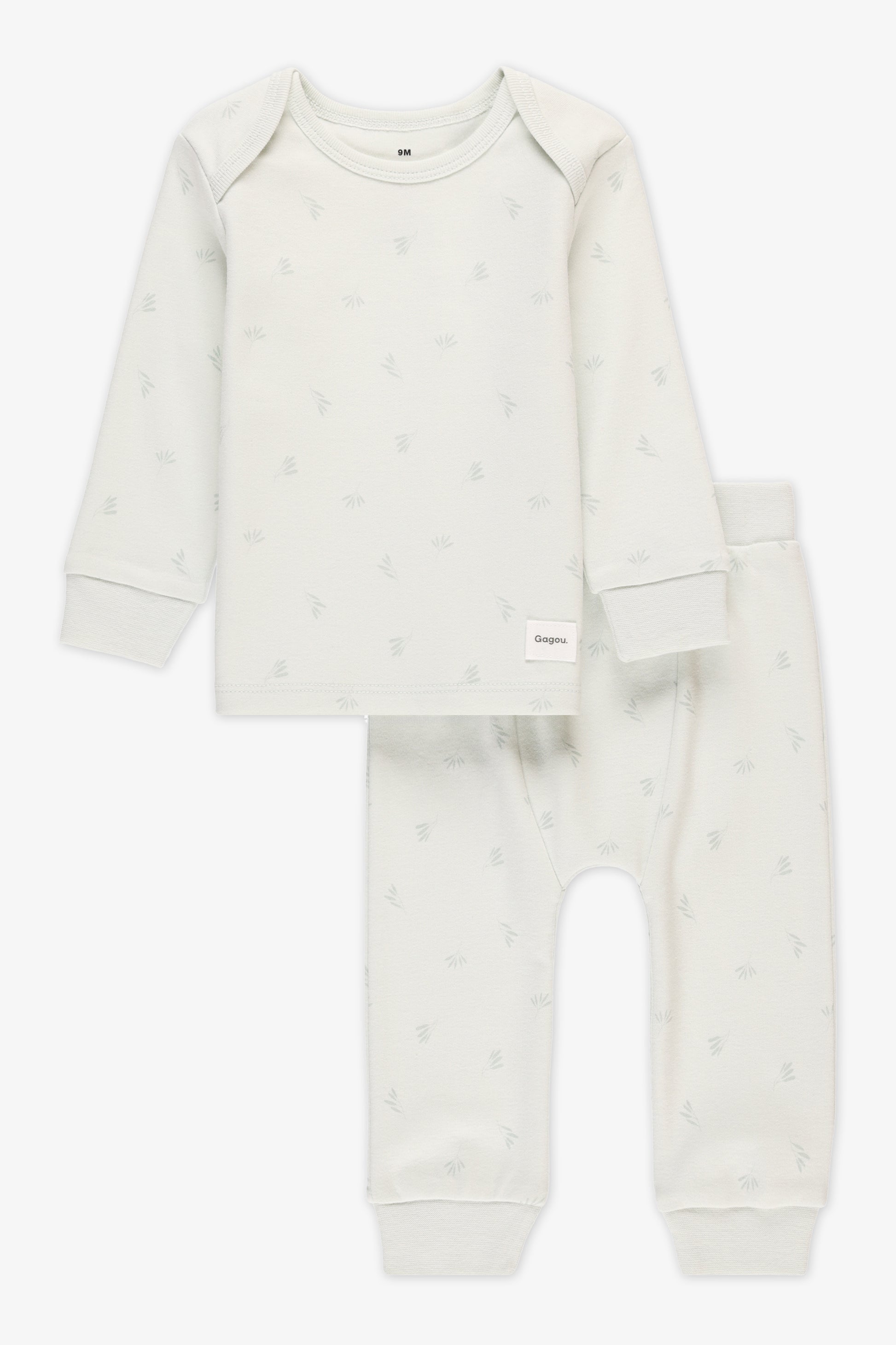 Pyjama 2 pièces en coton - Bébé && VERT
