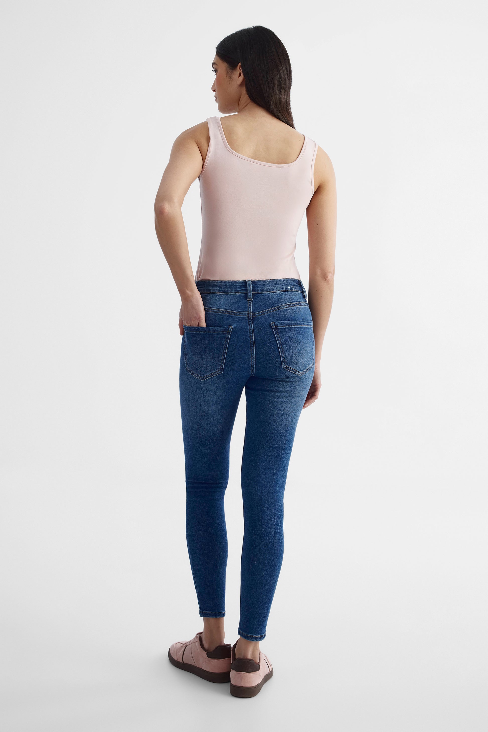 Femmes - Jeans && BLEU MOYEN