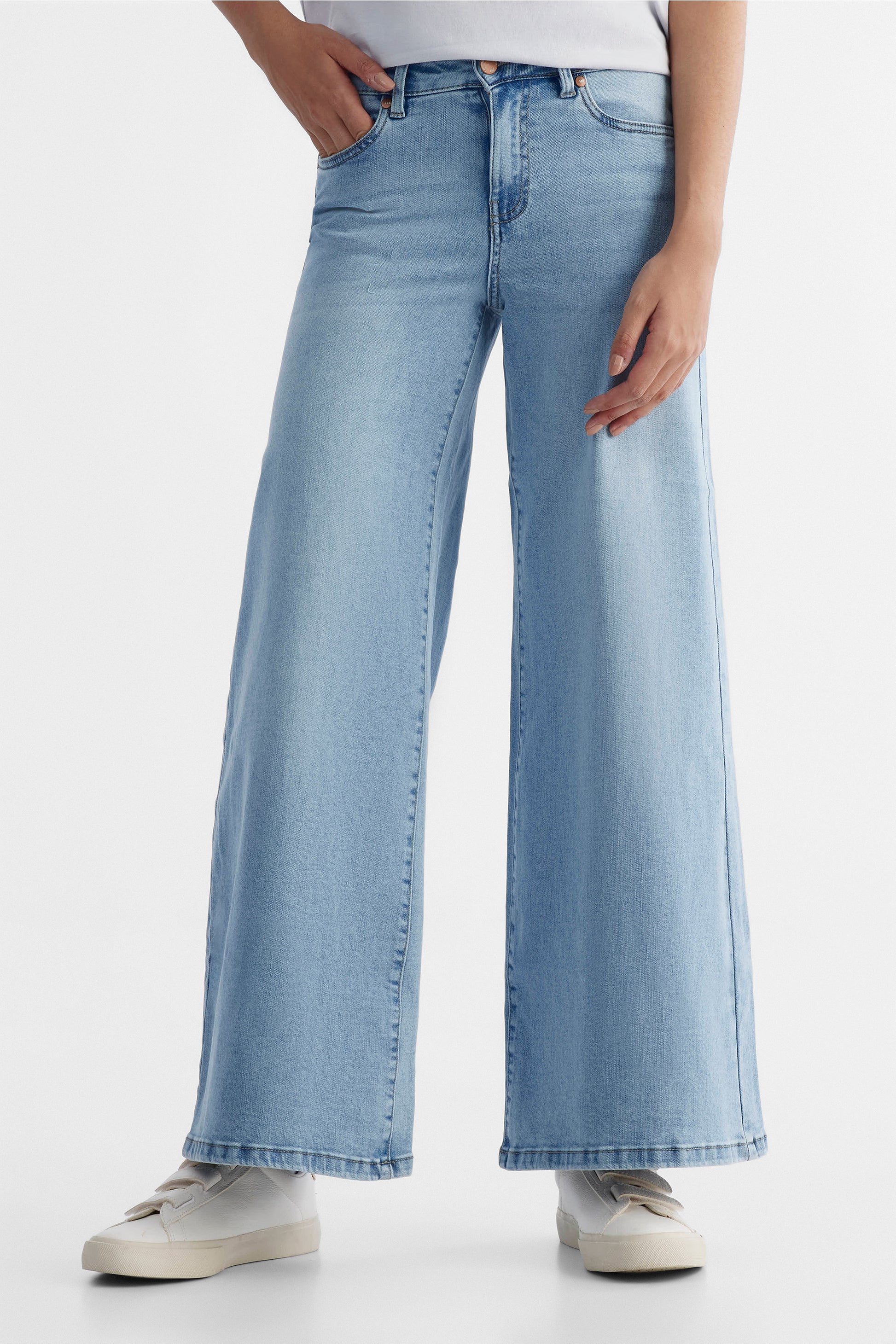 Femmes - Jeans && BLEU CLAIR