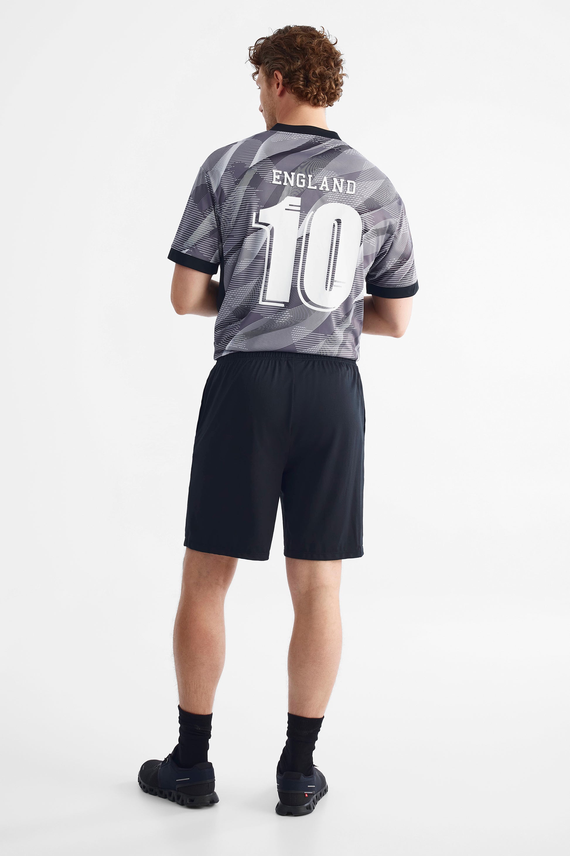 Short sport à cordon ajustable - Homme && JET BLACK
