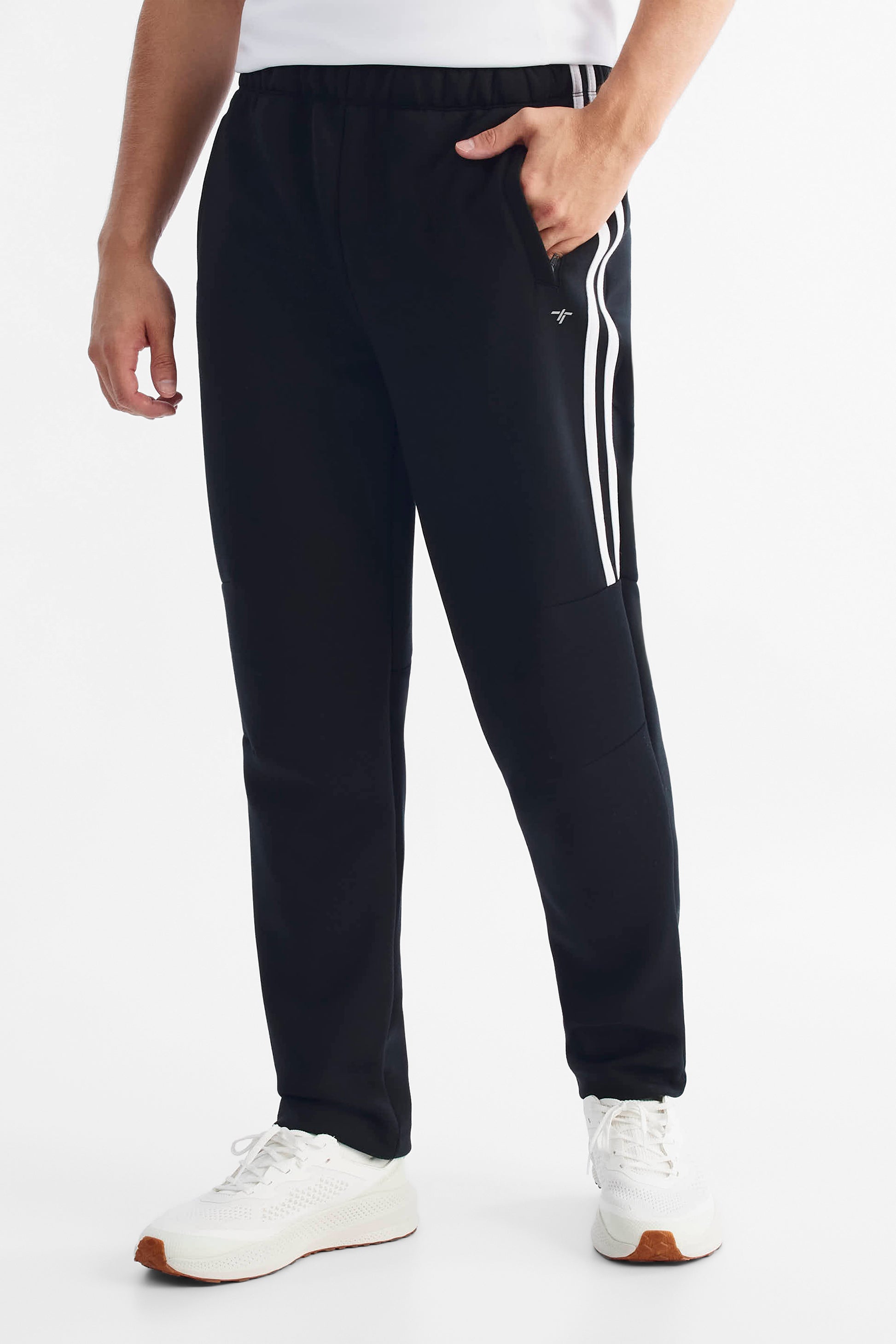 Pantalon sport extensible à cordon - Homme && JET BLACK