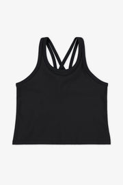 Camisole sport essentielle de base - Enfant fille && NOIR
