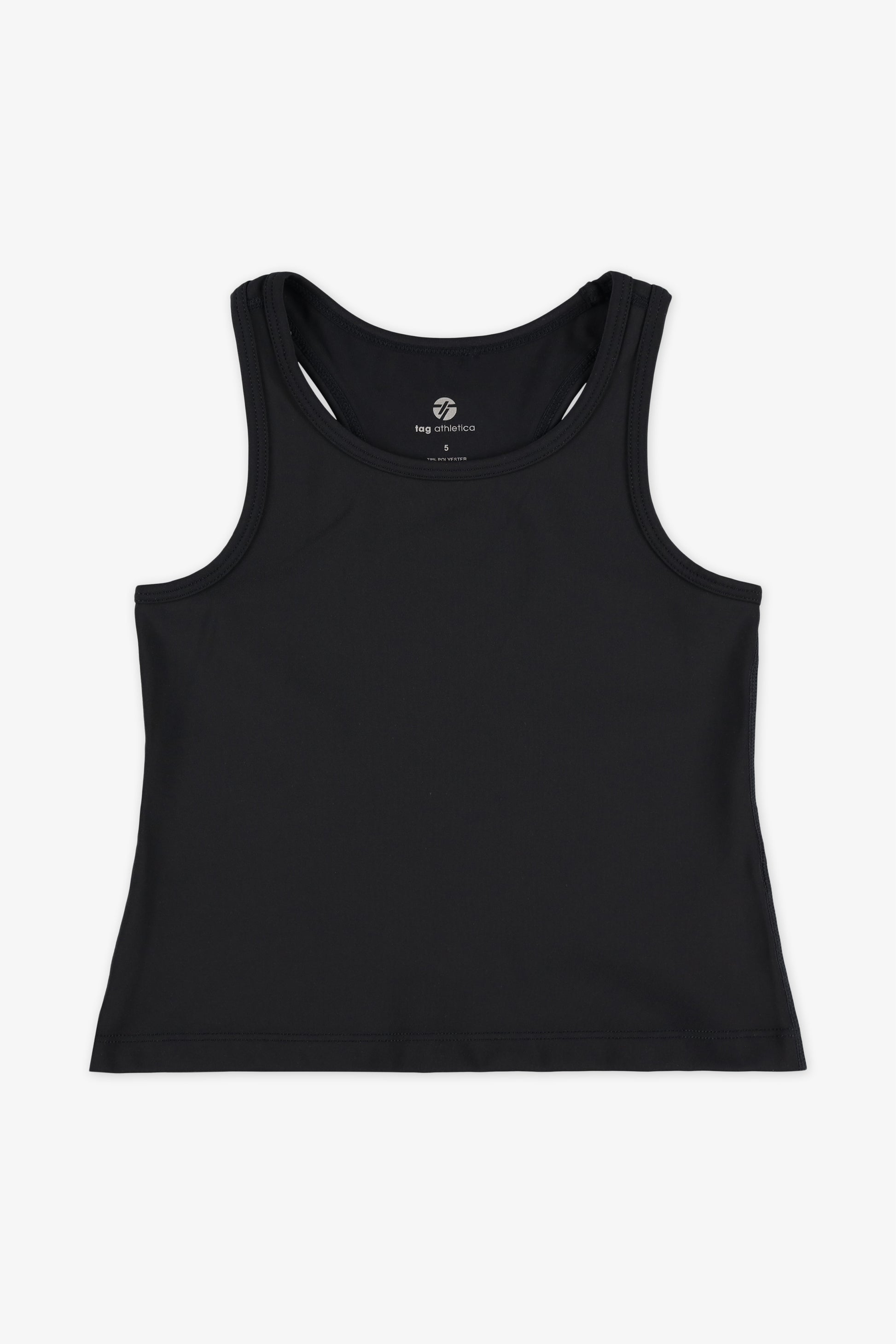 Camisole athlétique dos sport - Enfant fille && NOIR