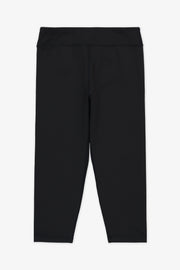 Legging sport coupe ajustée moulante - Enfant fille && NOIR