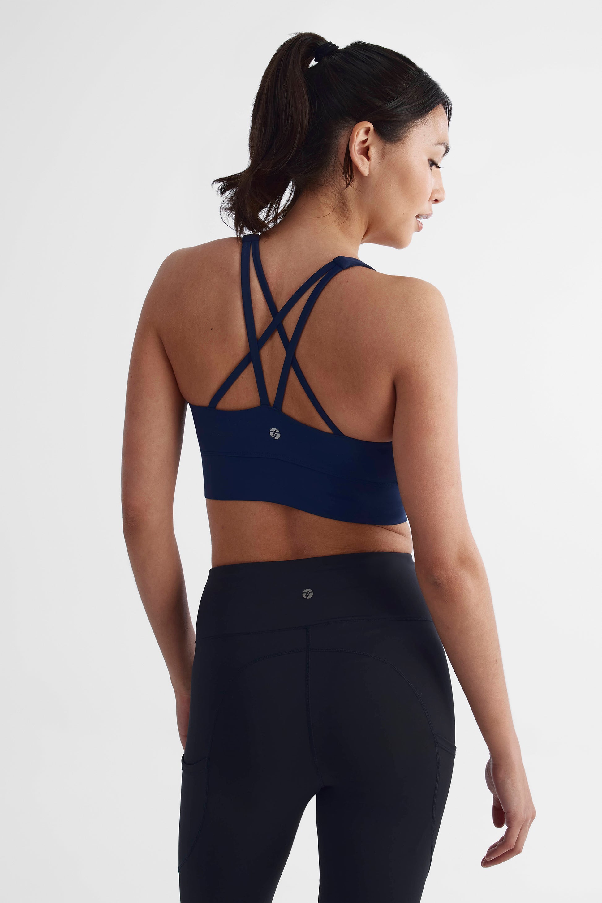 Brassière sport maintien moyen dos sport - Femme && MARIN