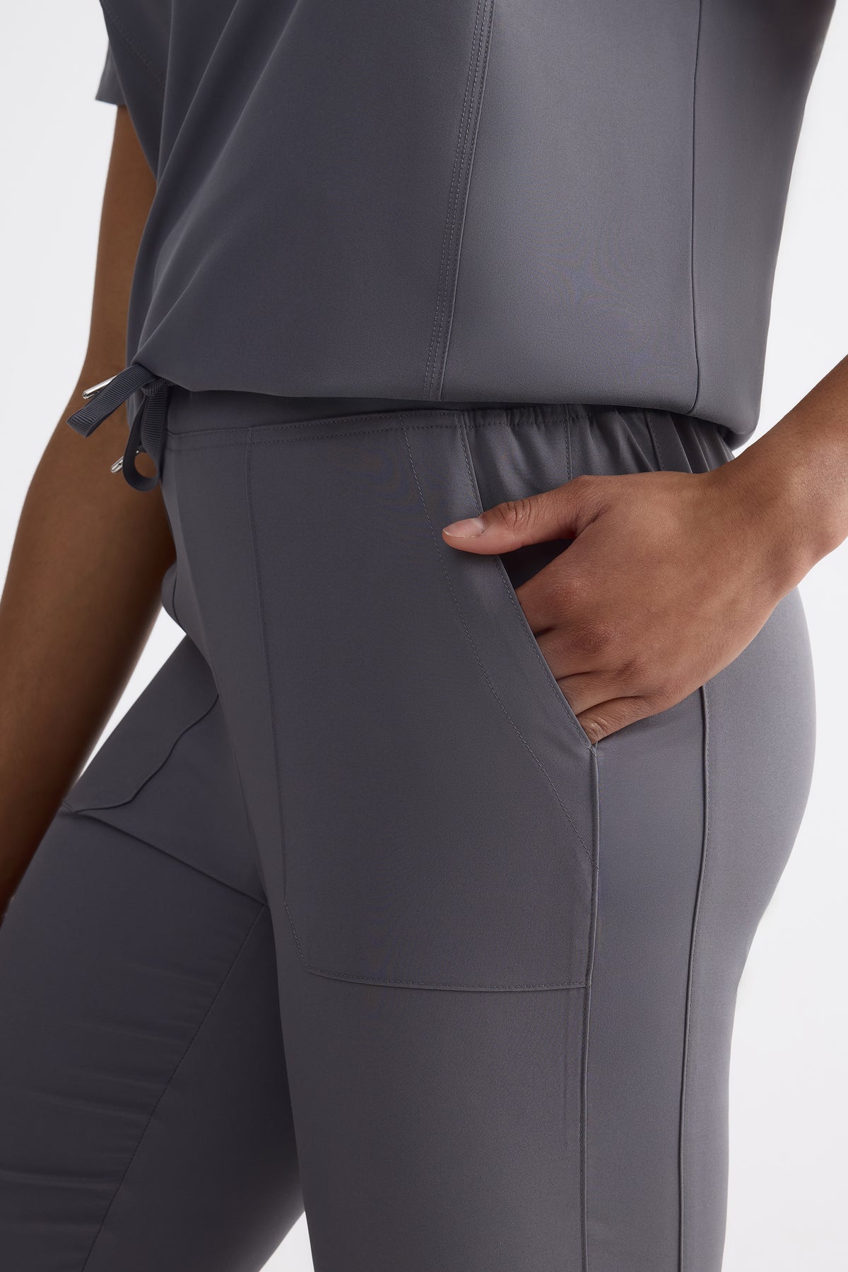 Pantalon jogger avec poches – Femme && CHARBON