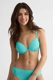 Haut de maillot cerceaux ajustable – Femme && TURQUOISE