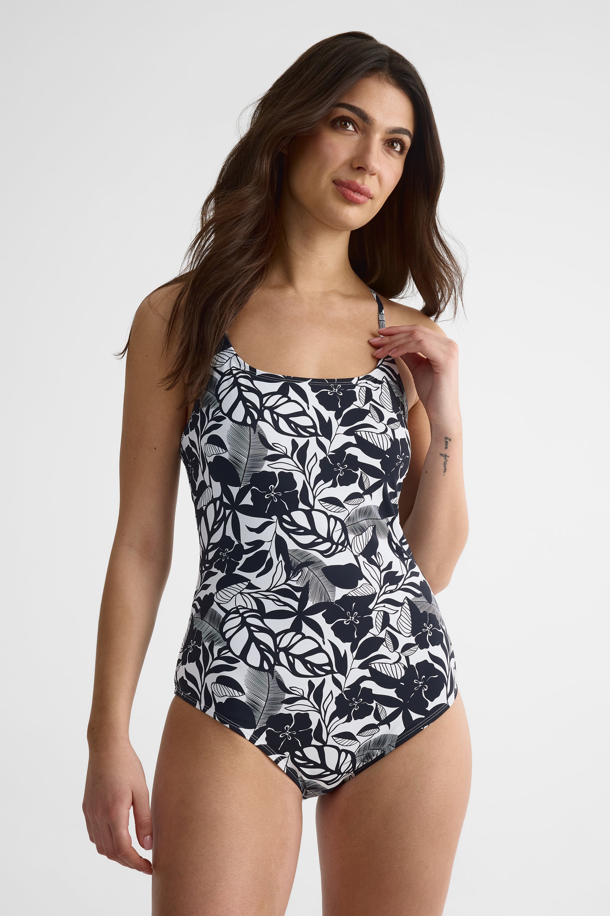 Maillot de bain 1 pièce – Femme && NOIR/MULTI