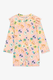 Maillot de bain 1 pièce frills – Bébé fille && PECHE