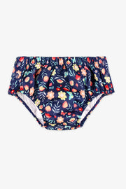 Couche-maillot de bain en scuba - Bébé fille && BLEU MULTI