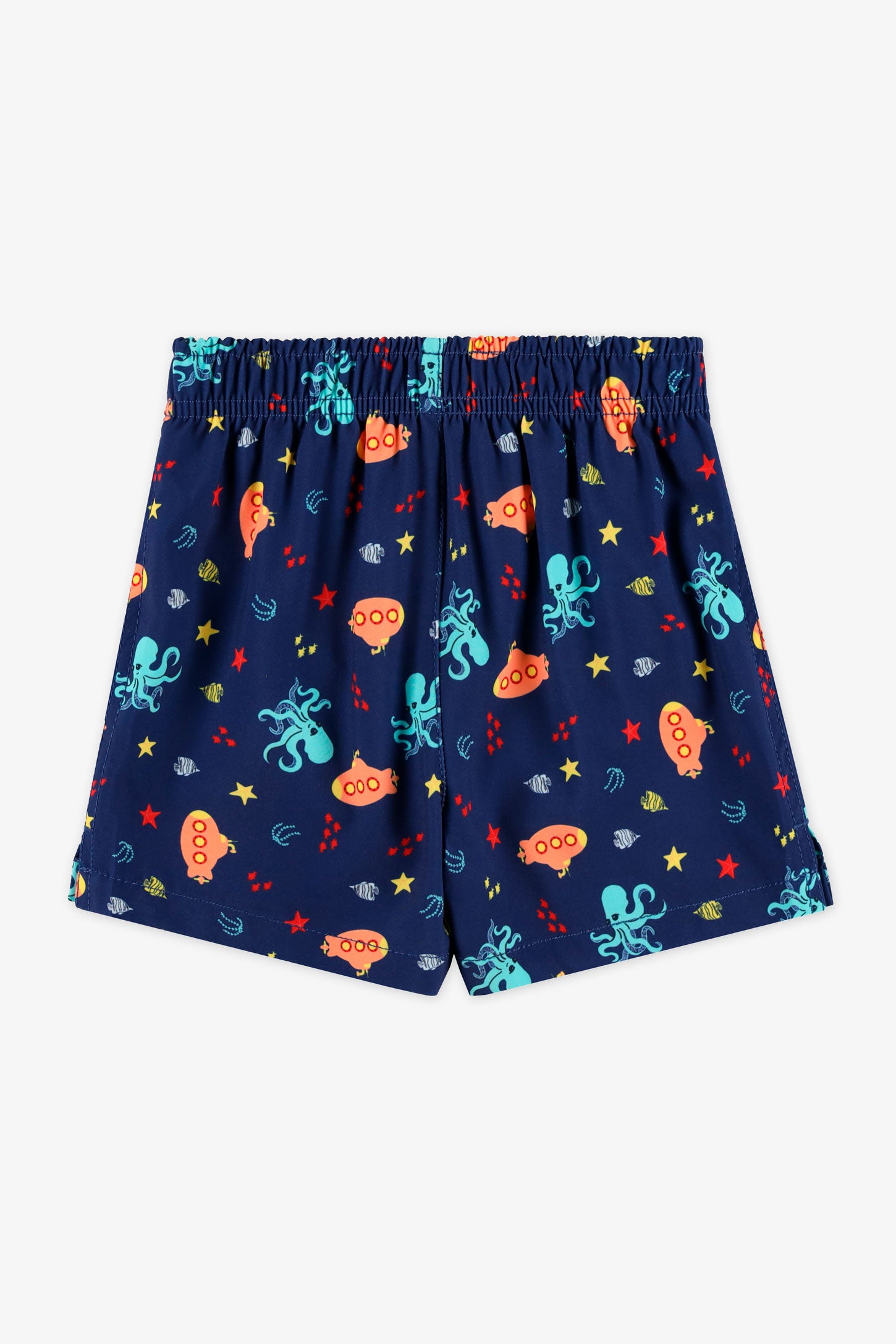 Maillot de bain short élastique - Bébé garçon && MARIN/MULTI