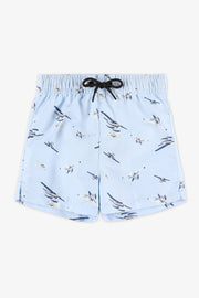 Maillot de bain short élastique - Bébé garçon && BLEU PALE
