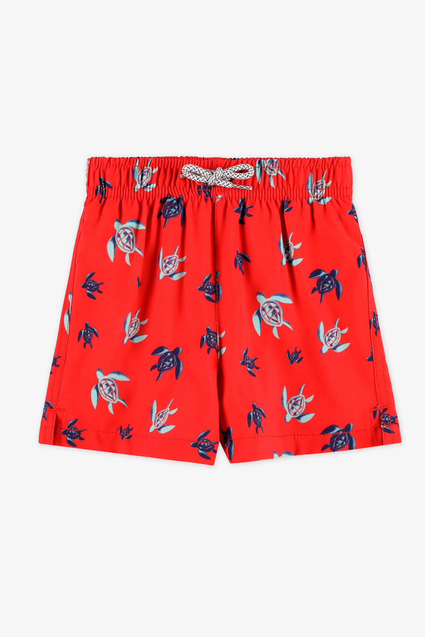 Maillot de bain short élastique - Bébé garçon && ROUGE/MULTI