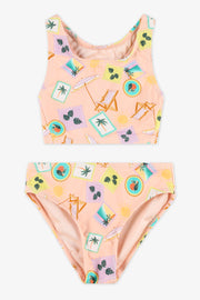 Ensemble 2 pièces maillot de bain - Enfant fille && PECHE