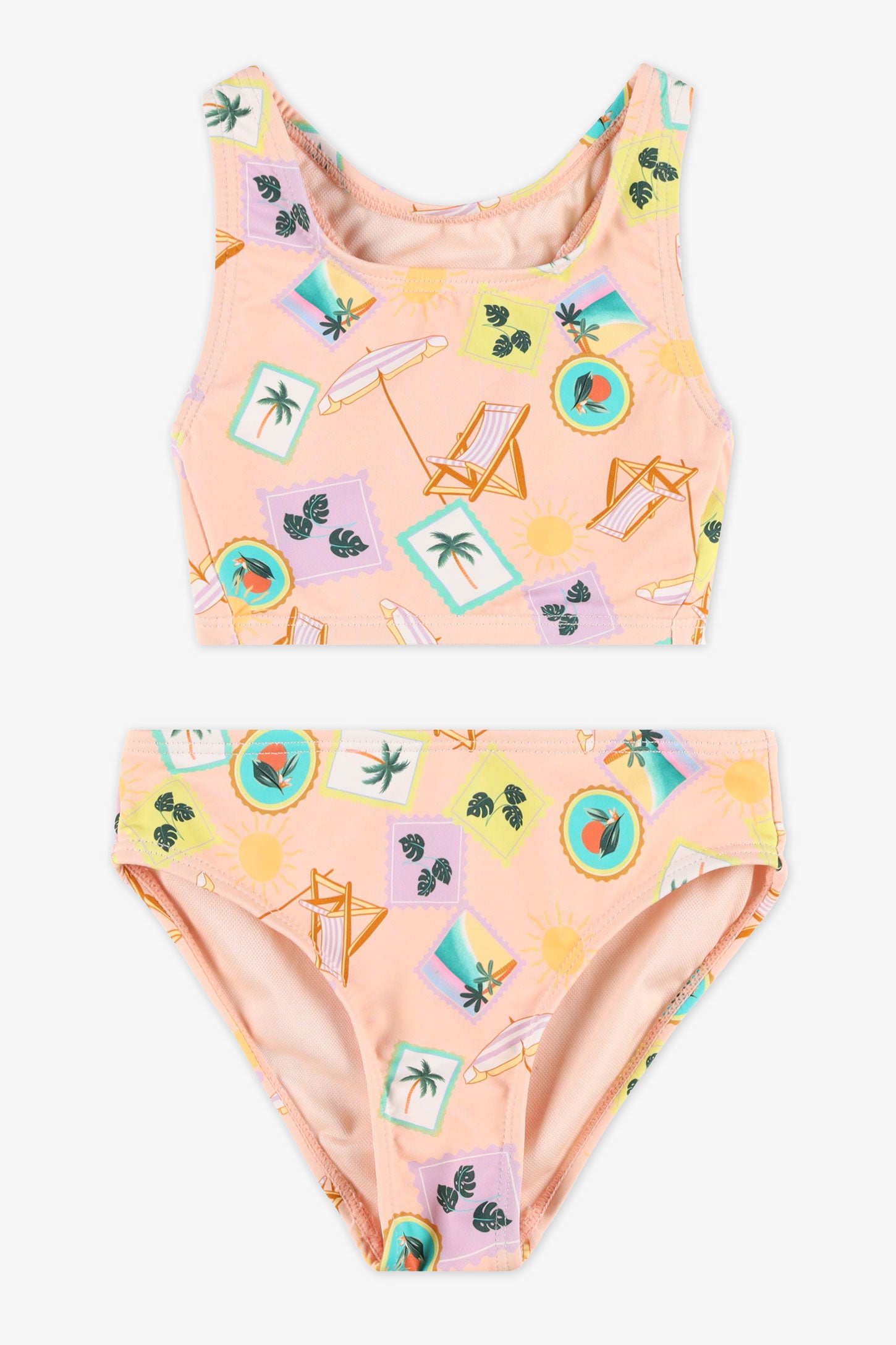 Ensemble 2 pièces maillot de bain - Enfant fille && PECHE