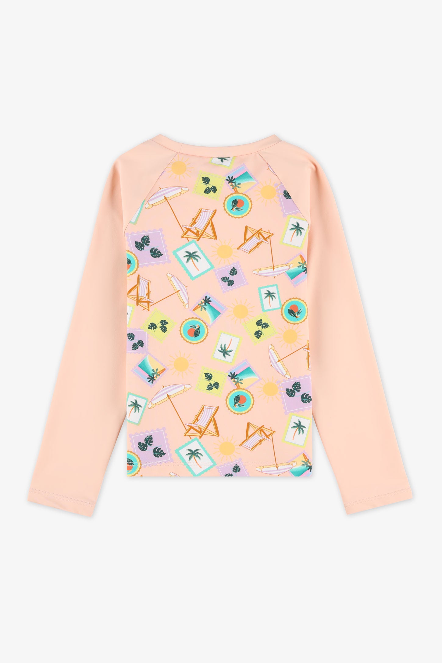 Maillot Rashguard manches longues – Enfant fille && PECHE