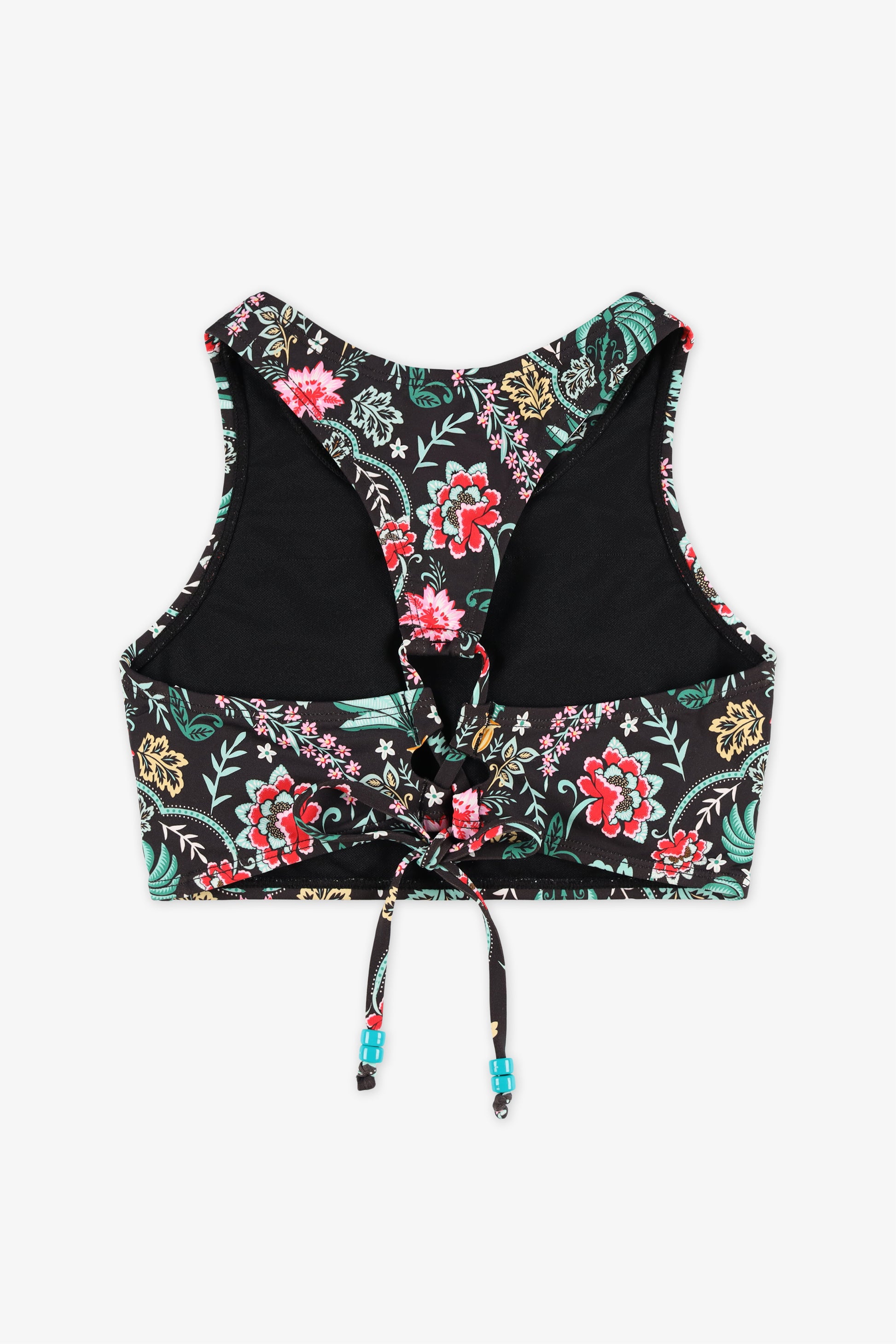 Haut de maillot crop top imprimé - Ado fille && SARCELLE/MULTI