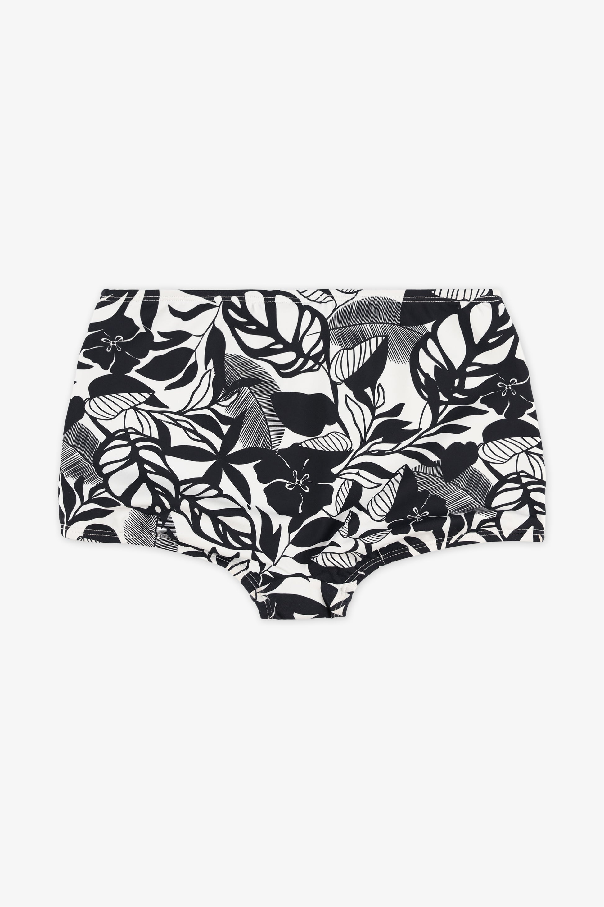 Culotte maillot imprimée en Soft Weft - Ado fille && NOIR/MULTI