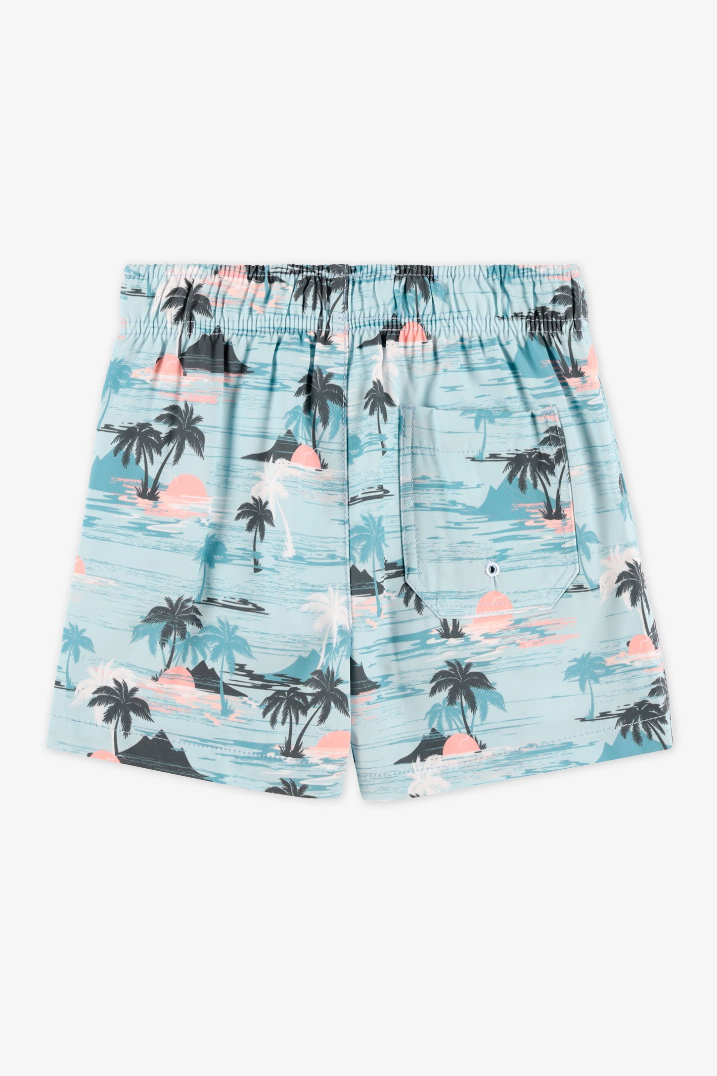 Maillot de bain short élastique - Enfant garçon && BLEU MULTI