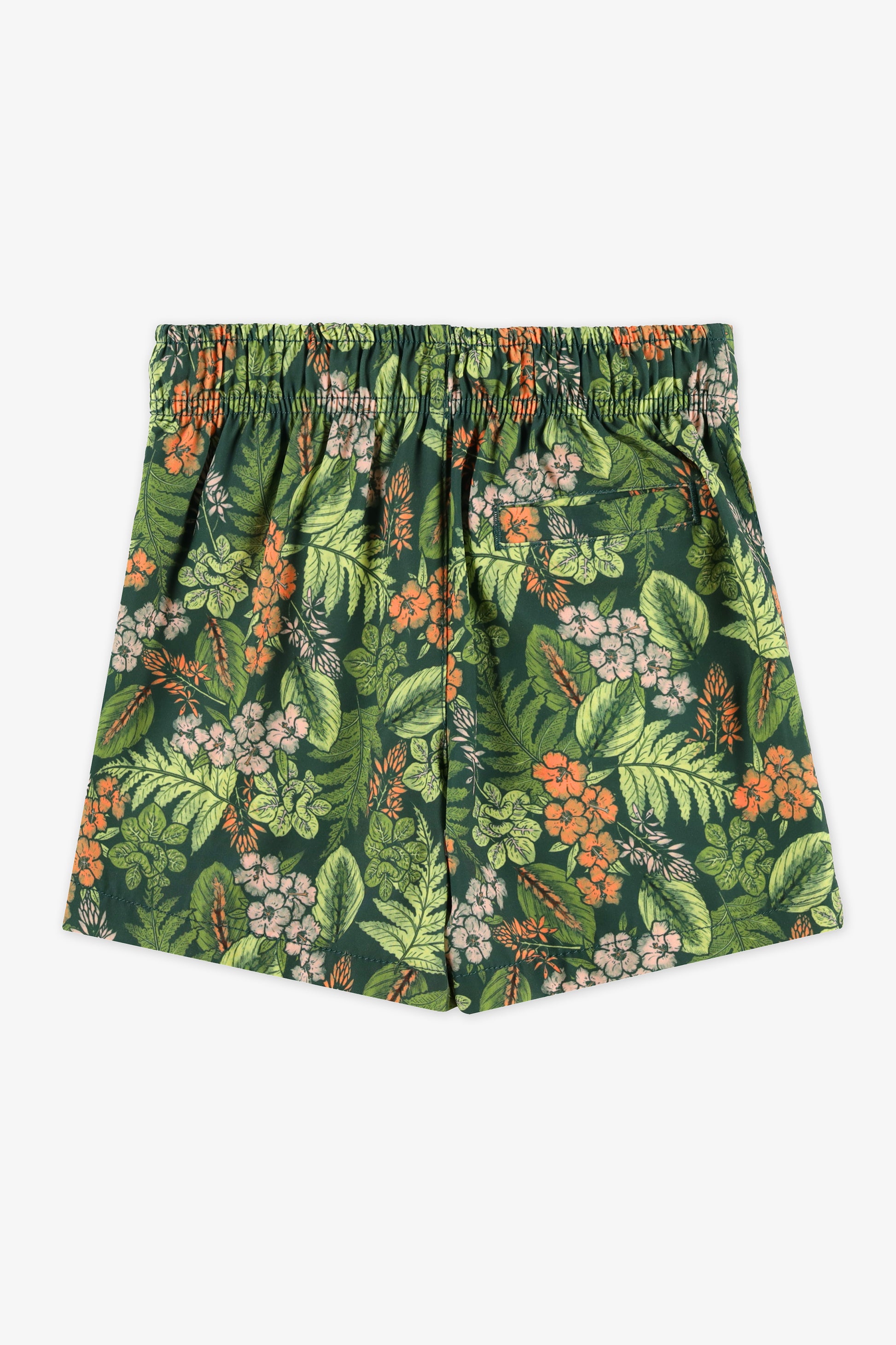 Maillot de bain boardshort extensible - Enfant garçon && VERT/MULTI