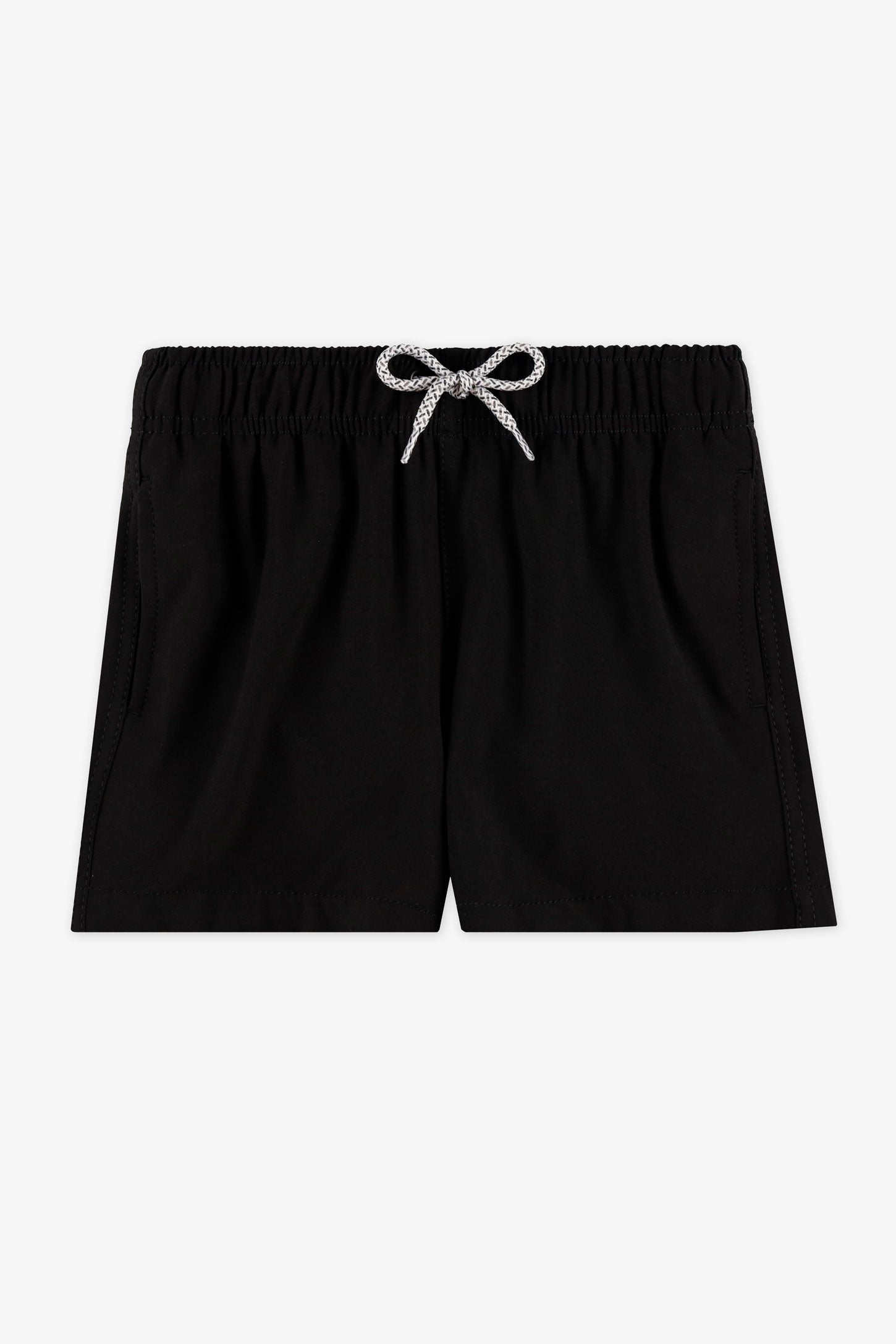 Maillot de bain short élastique - Enfant garçon && NOIR