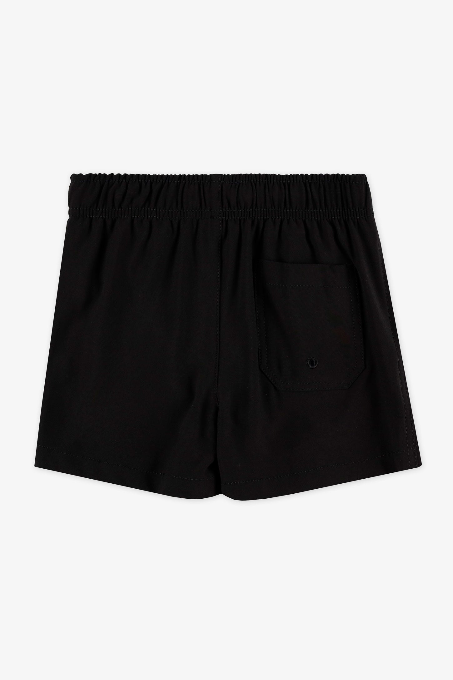 Maillot de bain short élastique - Enfant garçon && NOIR