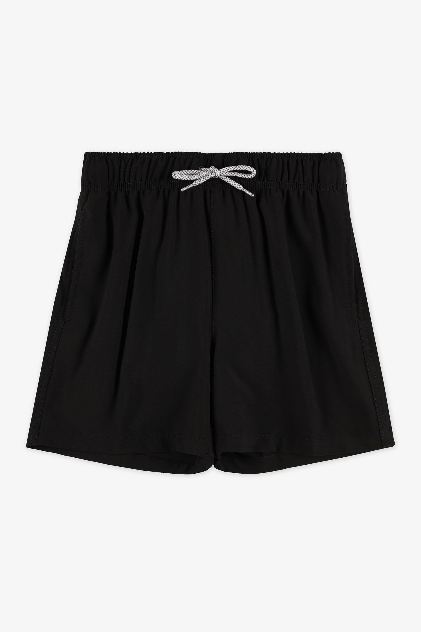 Maillot de bain boardshort 4-way stretch - Ado garçon && NOIR