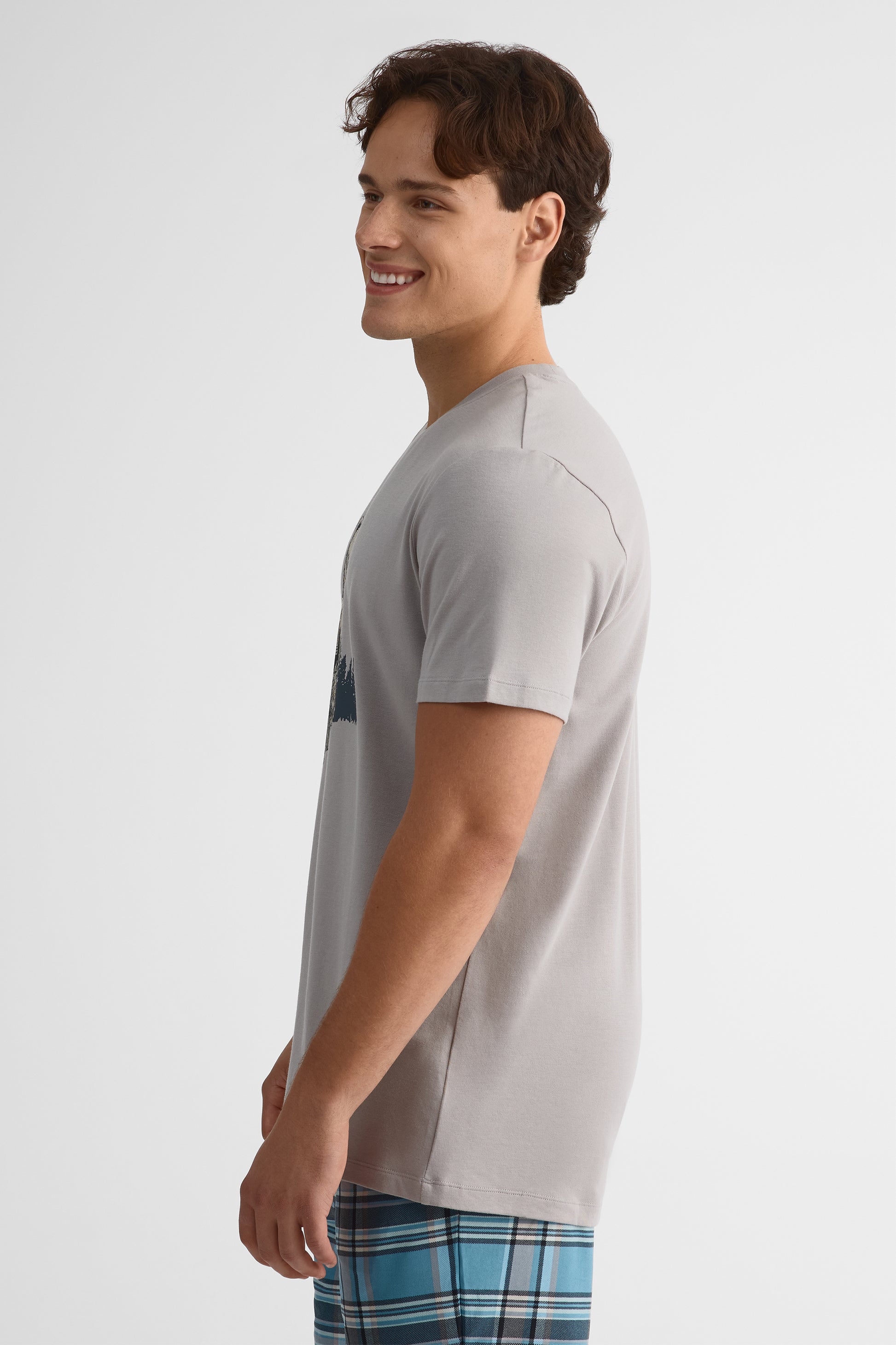 Chandail de nuit en jersey modal – Homme 2/40$ && GRIS