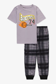 Ensemble de nuit 2 pièces en jersey - Enfant 2/35$ && GRIS