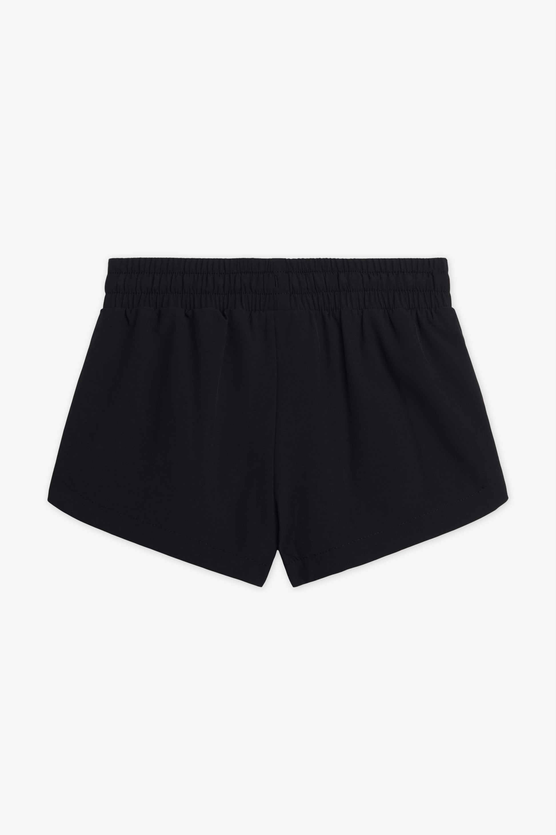 Short 2-en-1 élastique – Enfant fille && NOIR