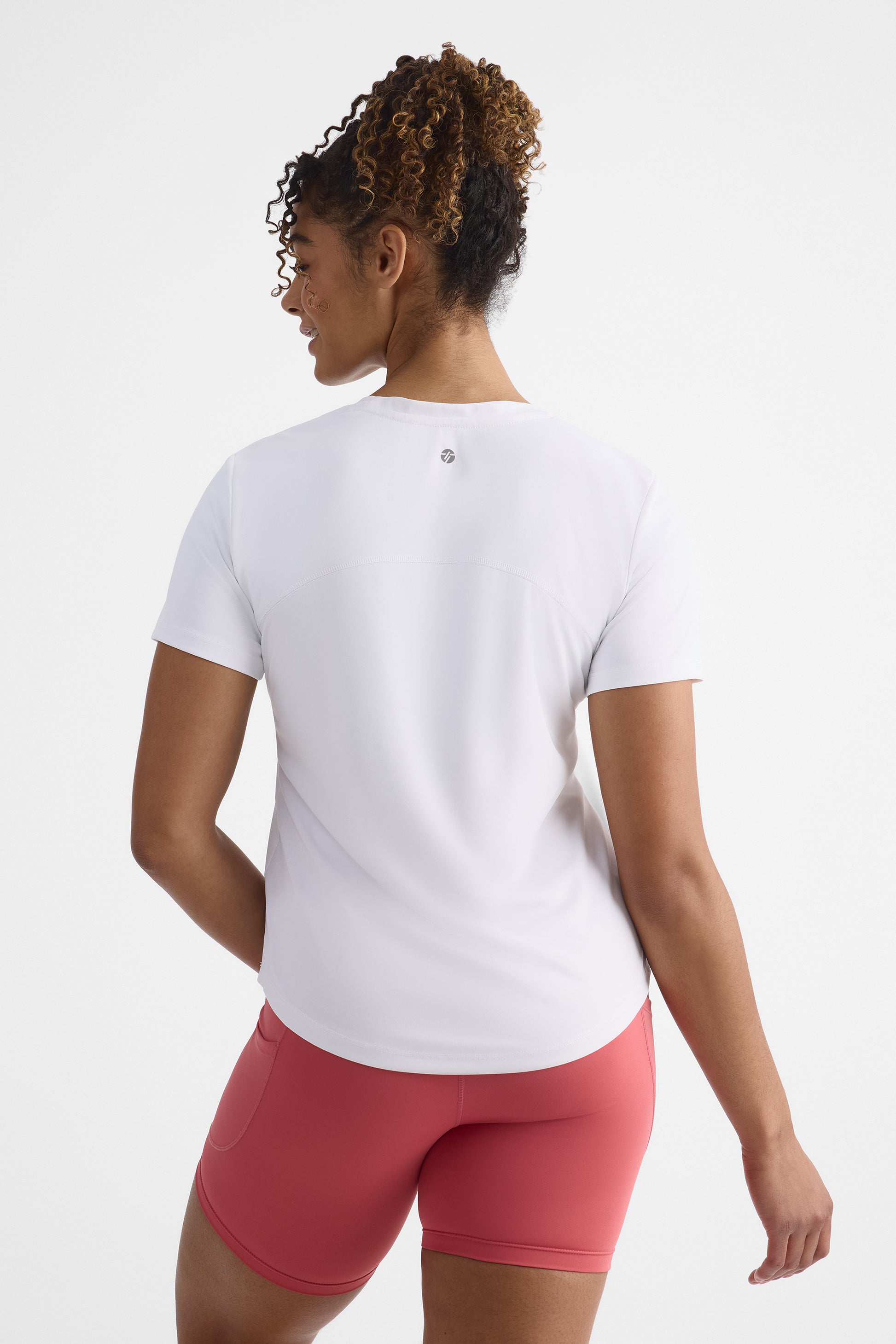 T-shirt Active M/courtes respirant – Femme && BLANC