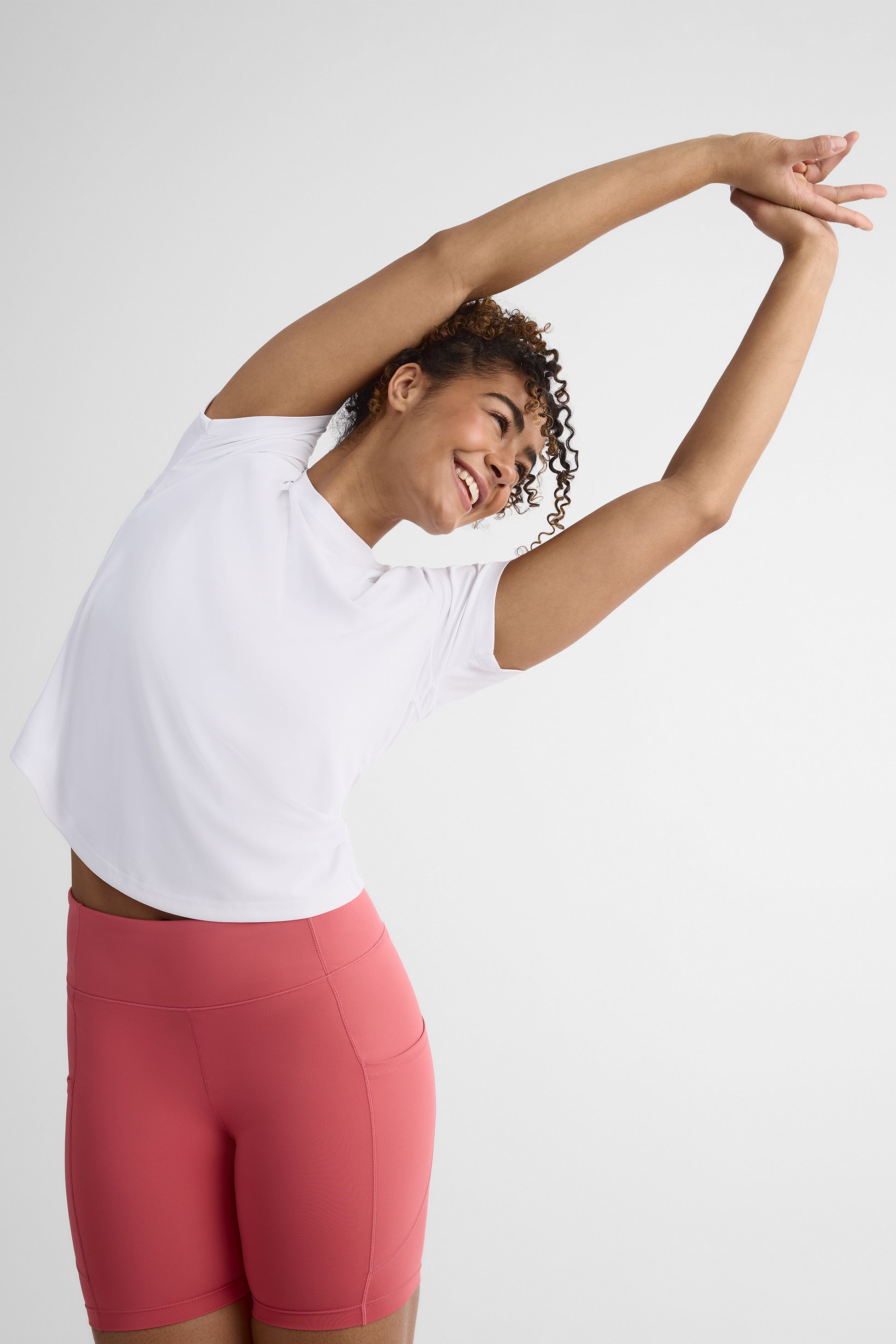 T-shirt Active M/courtes respirant – Femme && BLANC