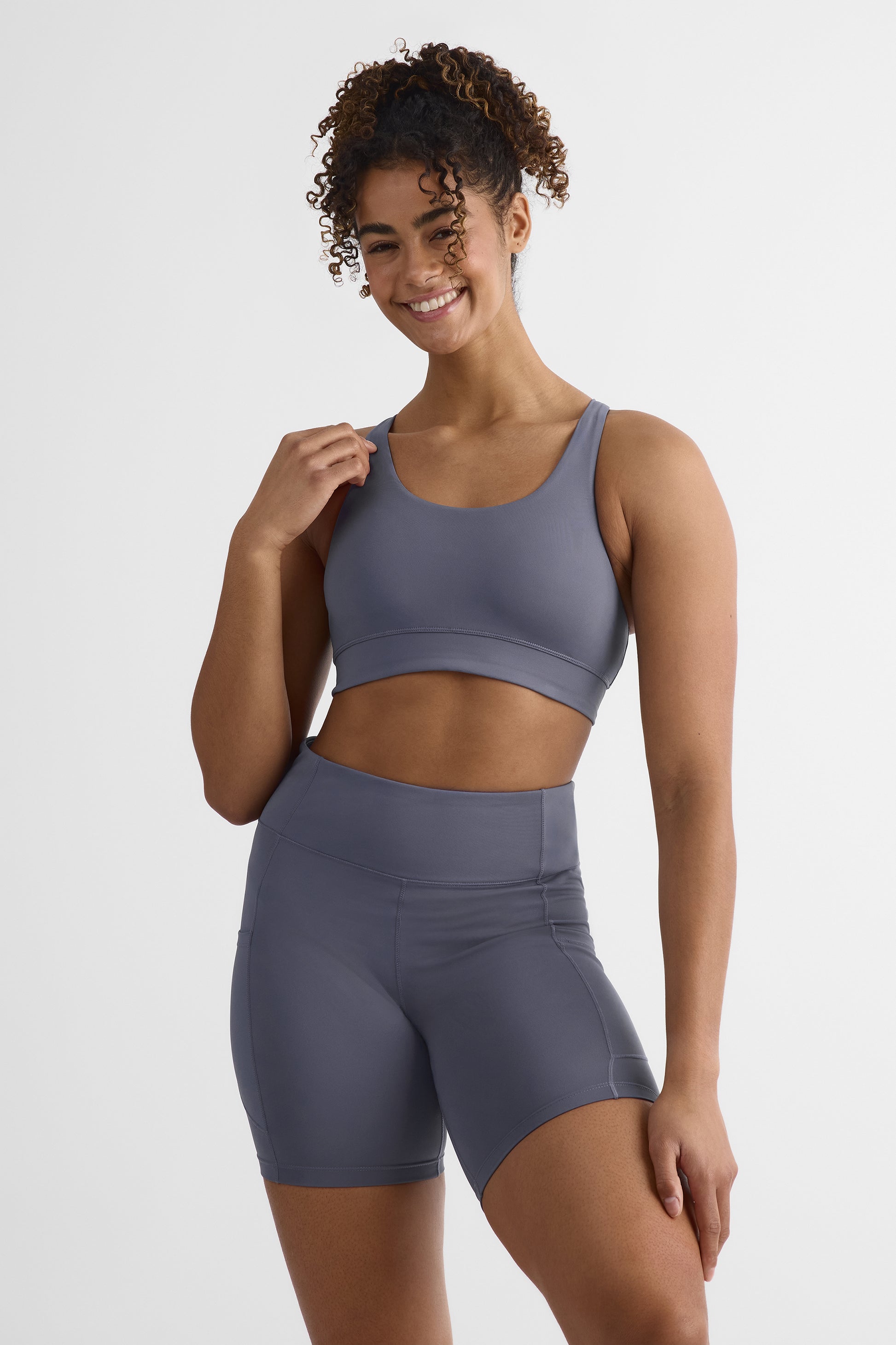 Brassière de sport ultra extensible - Enfant garçon && INDIGO