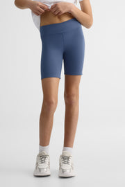 Biker short taille haute ultra extensible - Ado fille && INDIGO