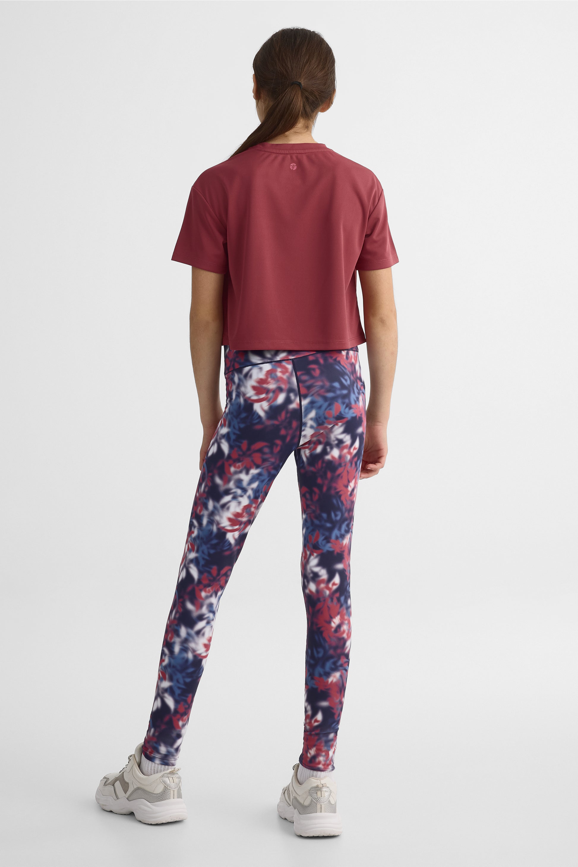 Legging taille haute ultra extensible - Ado fille && BLEU MULTI