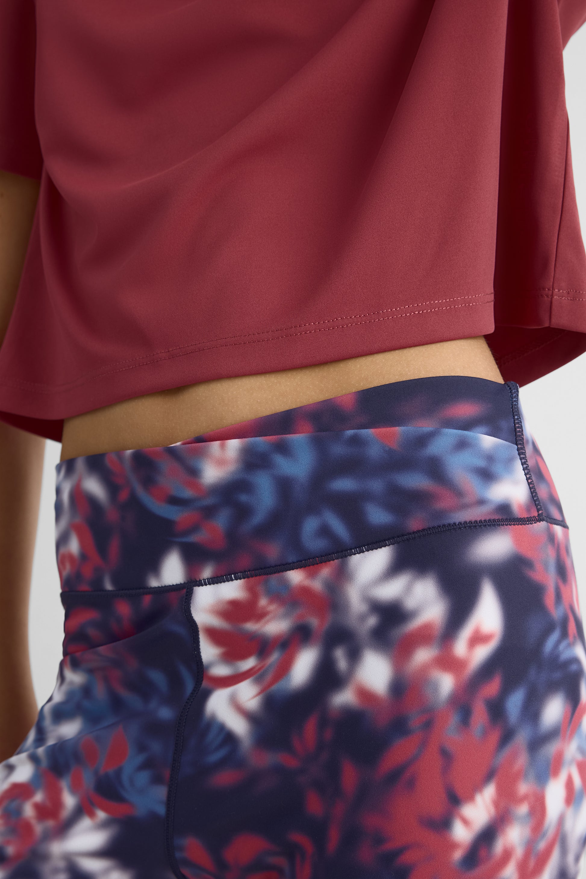 Legging taille haute ultra extensible - Ado fille && BLEU MULTI