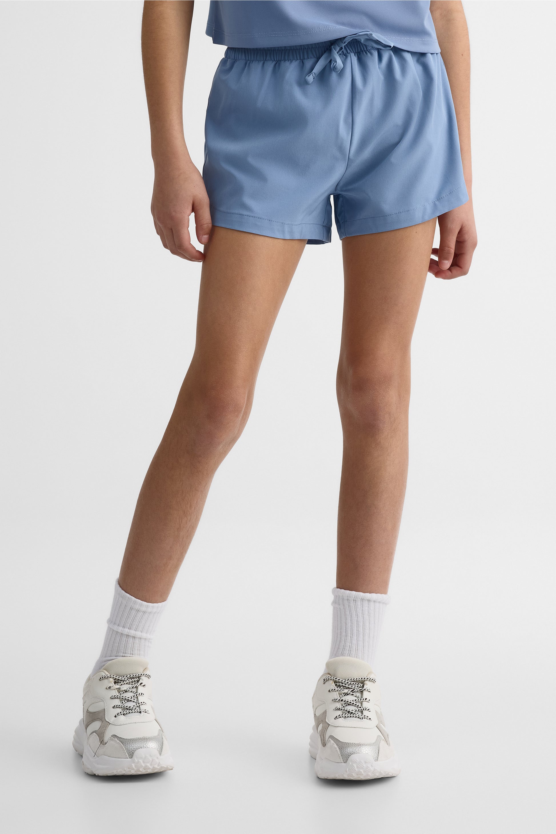 Short 2-en-1 semi-haut – Ado fille && BLEU