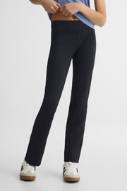 Pantalon de yoga semi-ample - Ado fille && NOIR