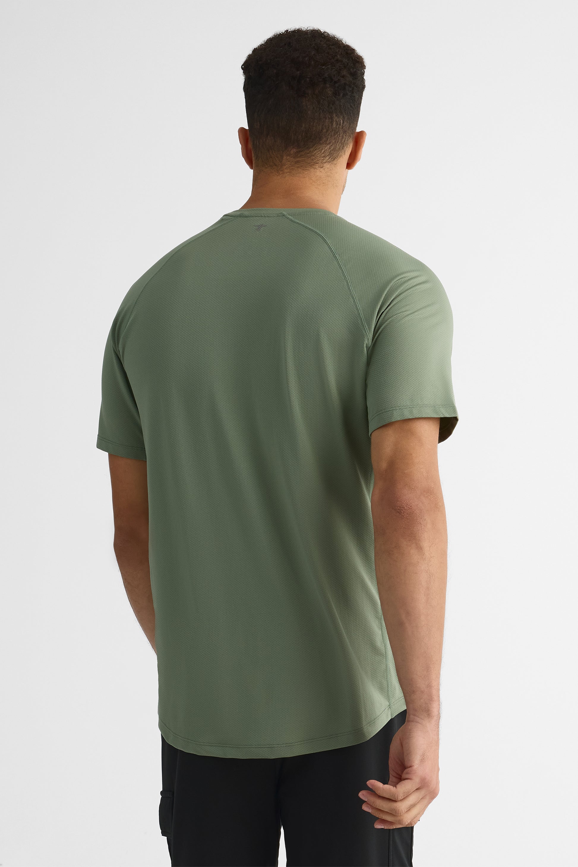 Chandail M/courtes raglan anti-humidité - Homme && KAKI