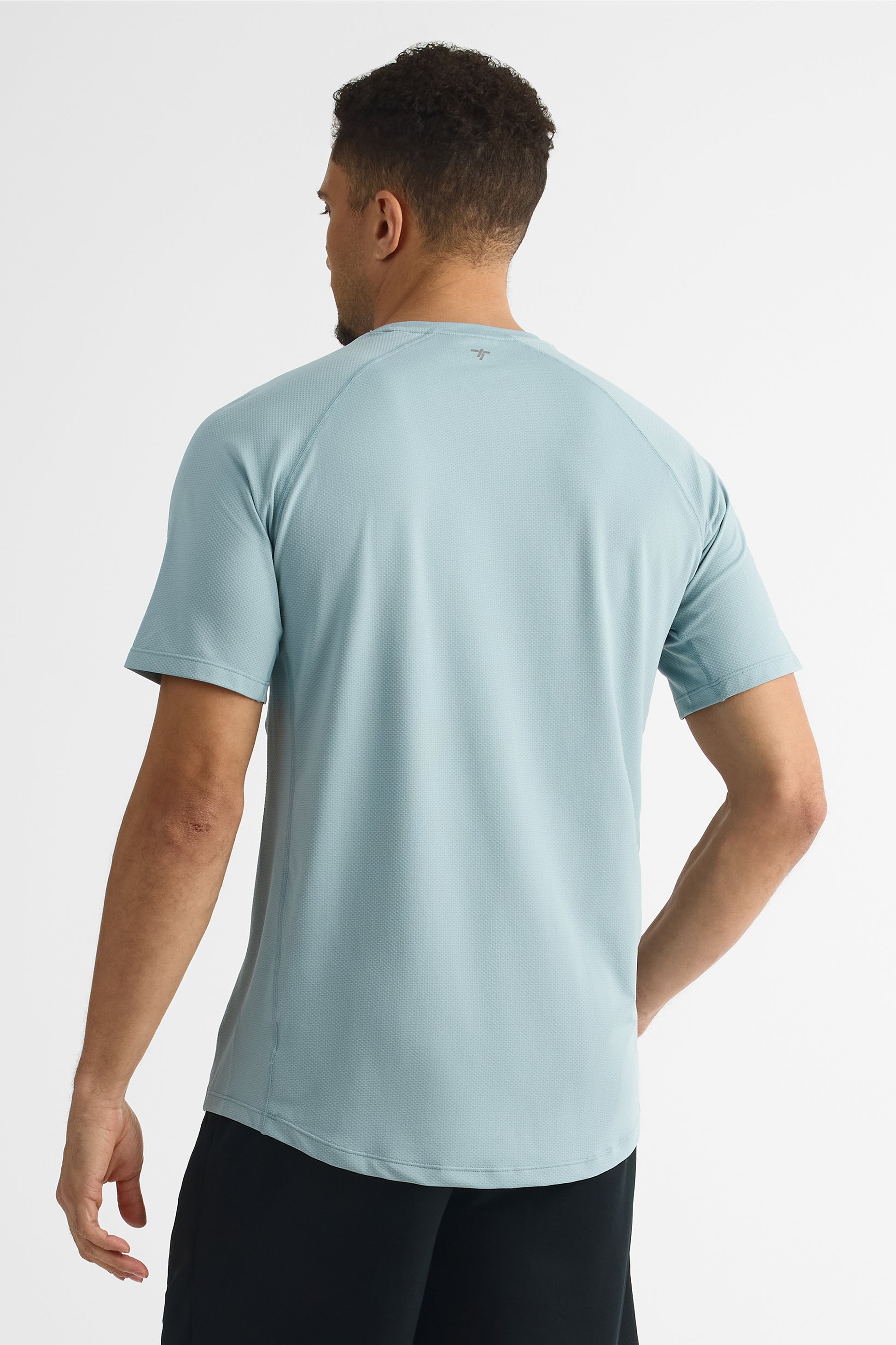 Chandail M/courtes raglan anti-humidité - Homme && BLEU