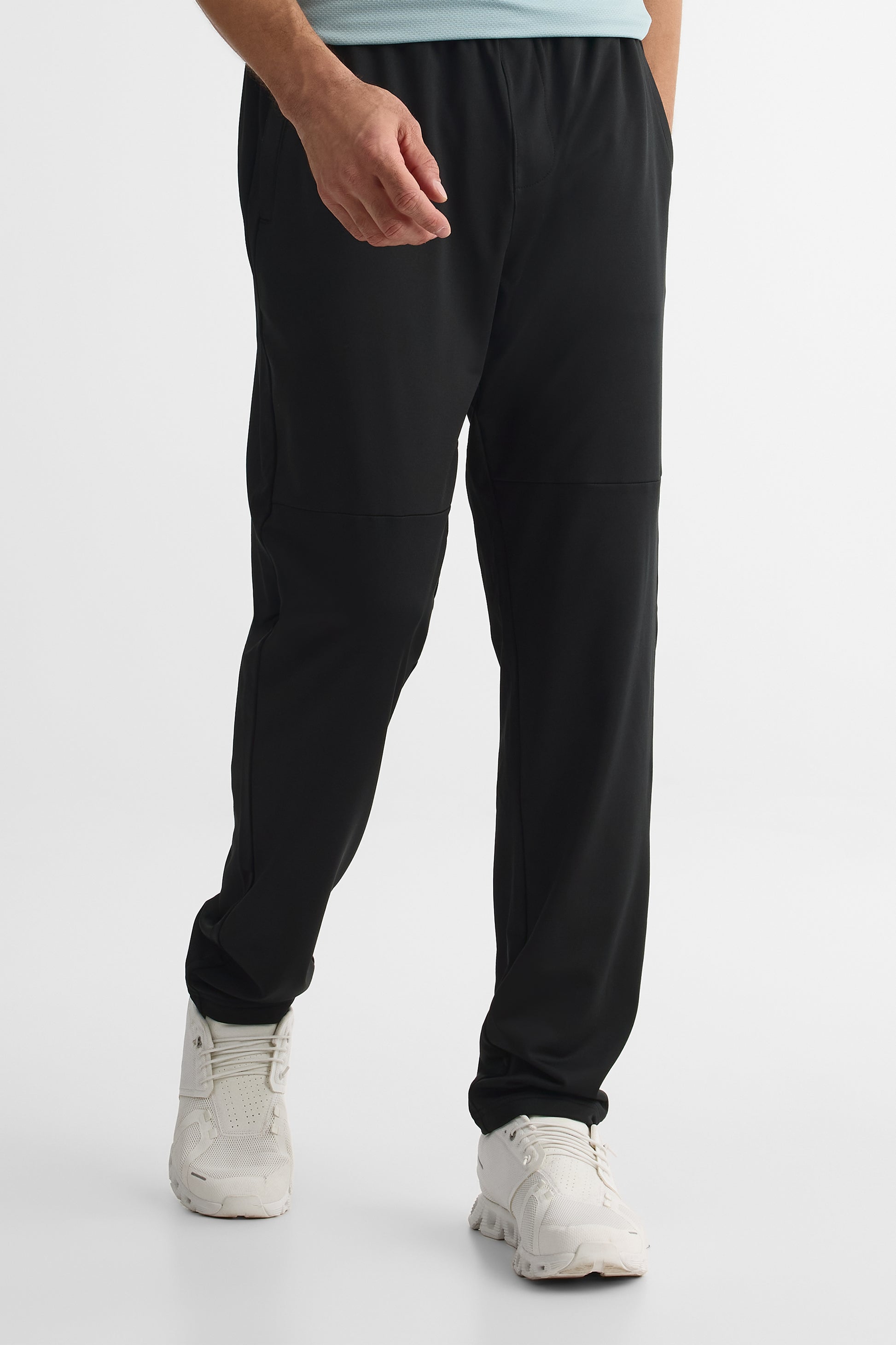 Pantalon slim fit élastique - Homme && NOIR
