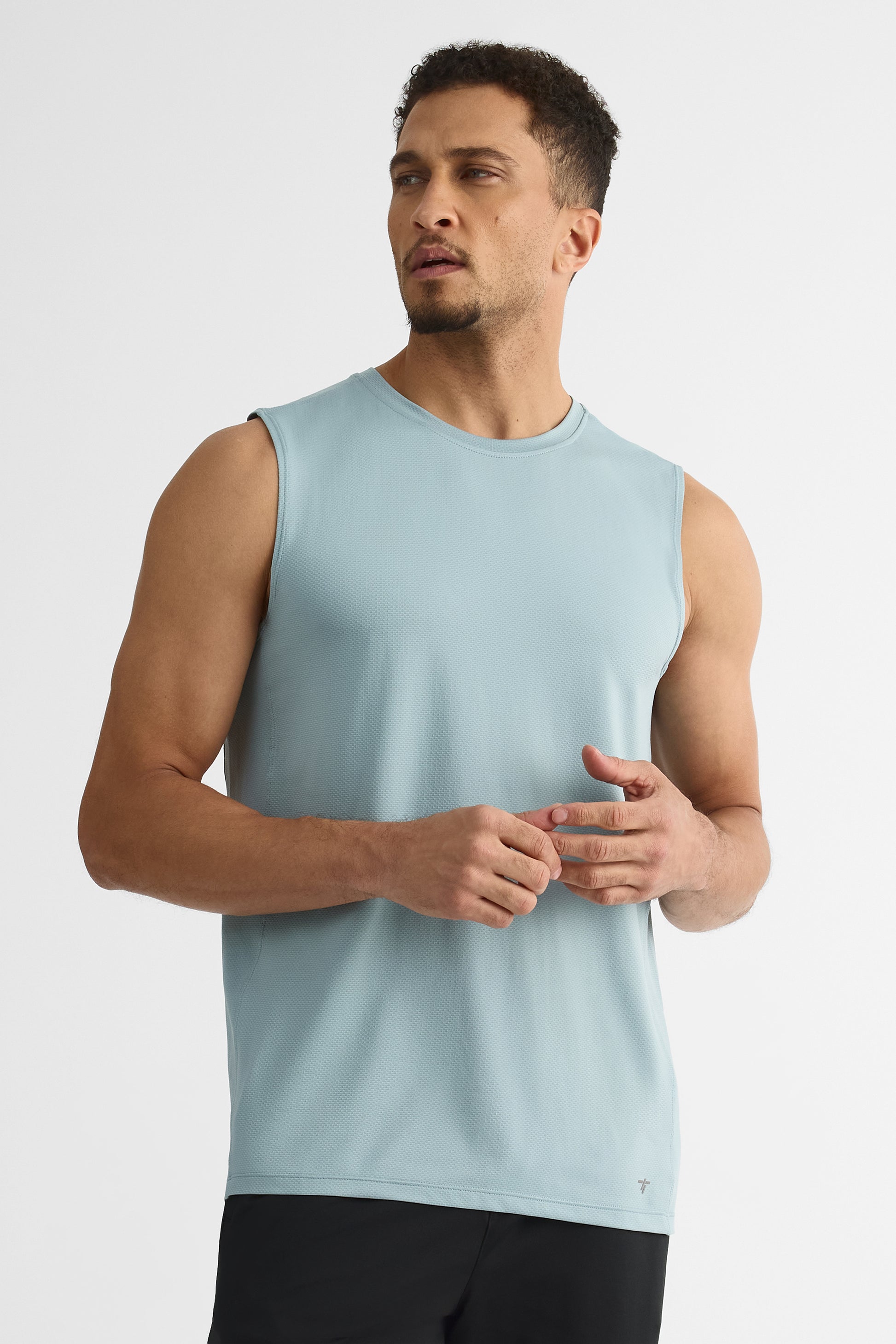 Camisole athlétique col rond – Femme && BLEU