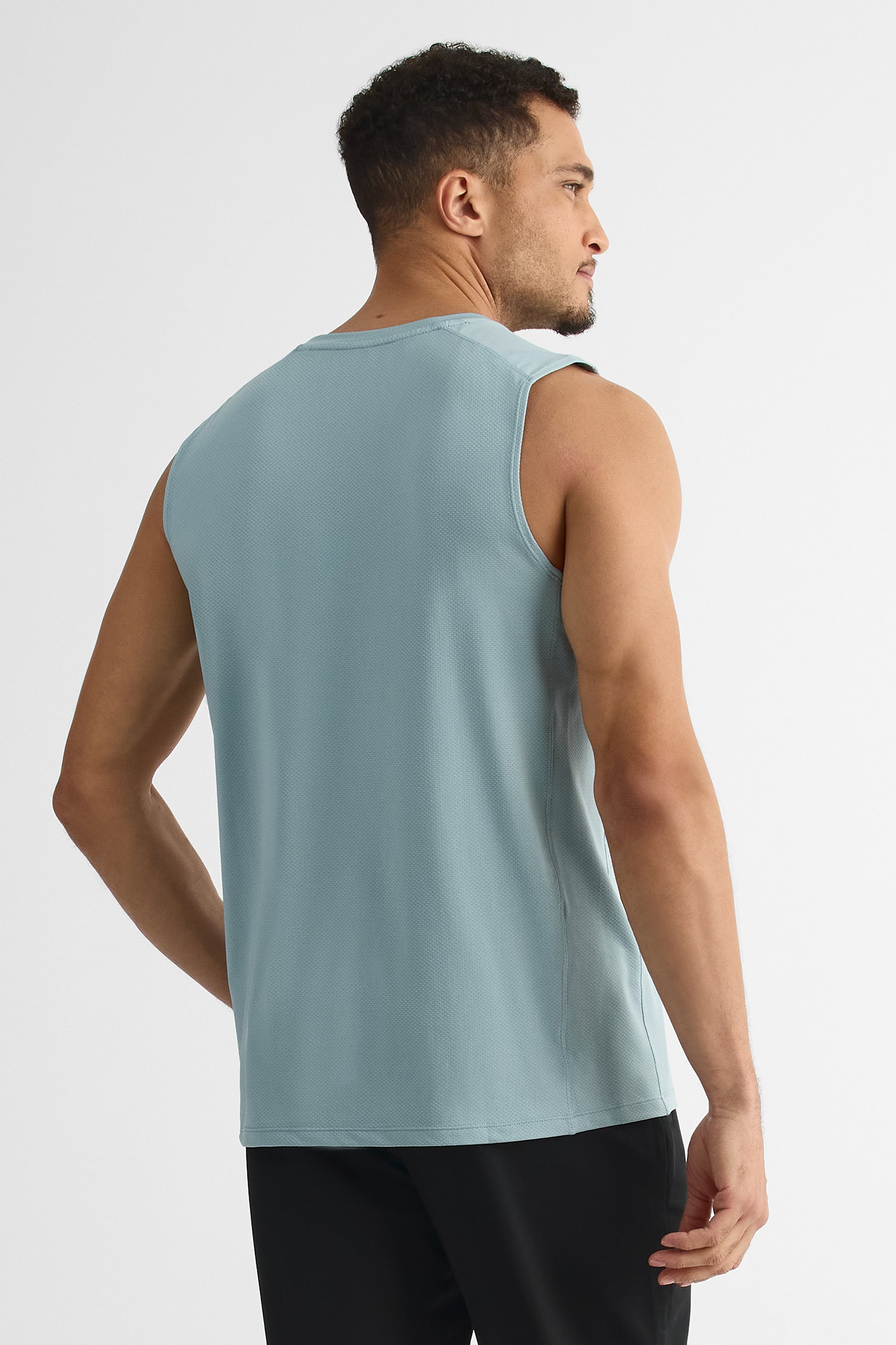Camisole athlétique col rond – Femme && BLEU