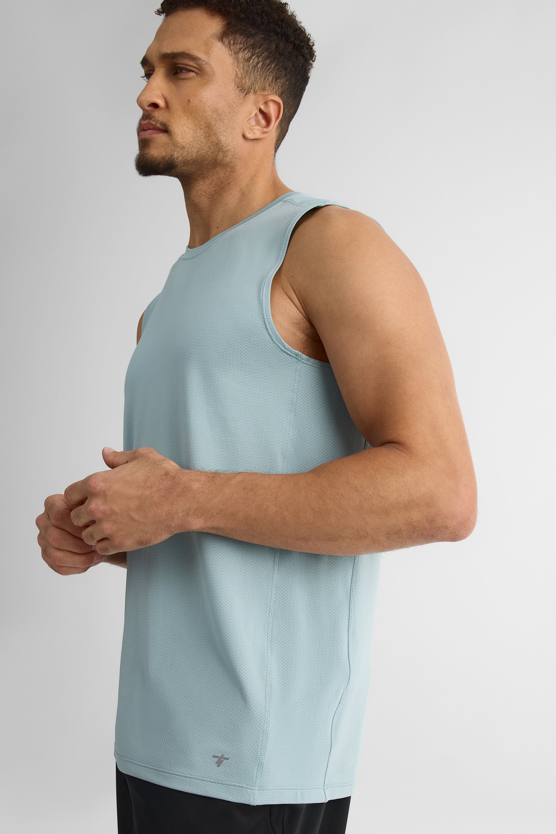 Camisole athlétique col rond – Femme && BLEU